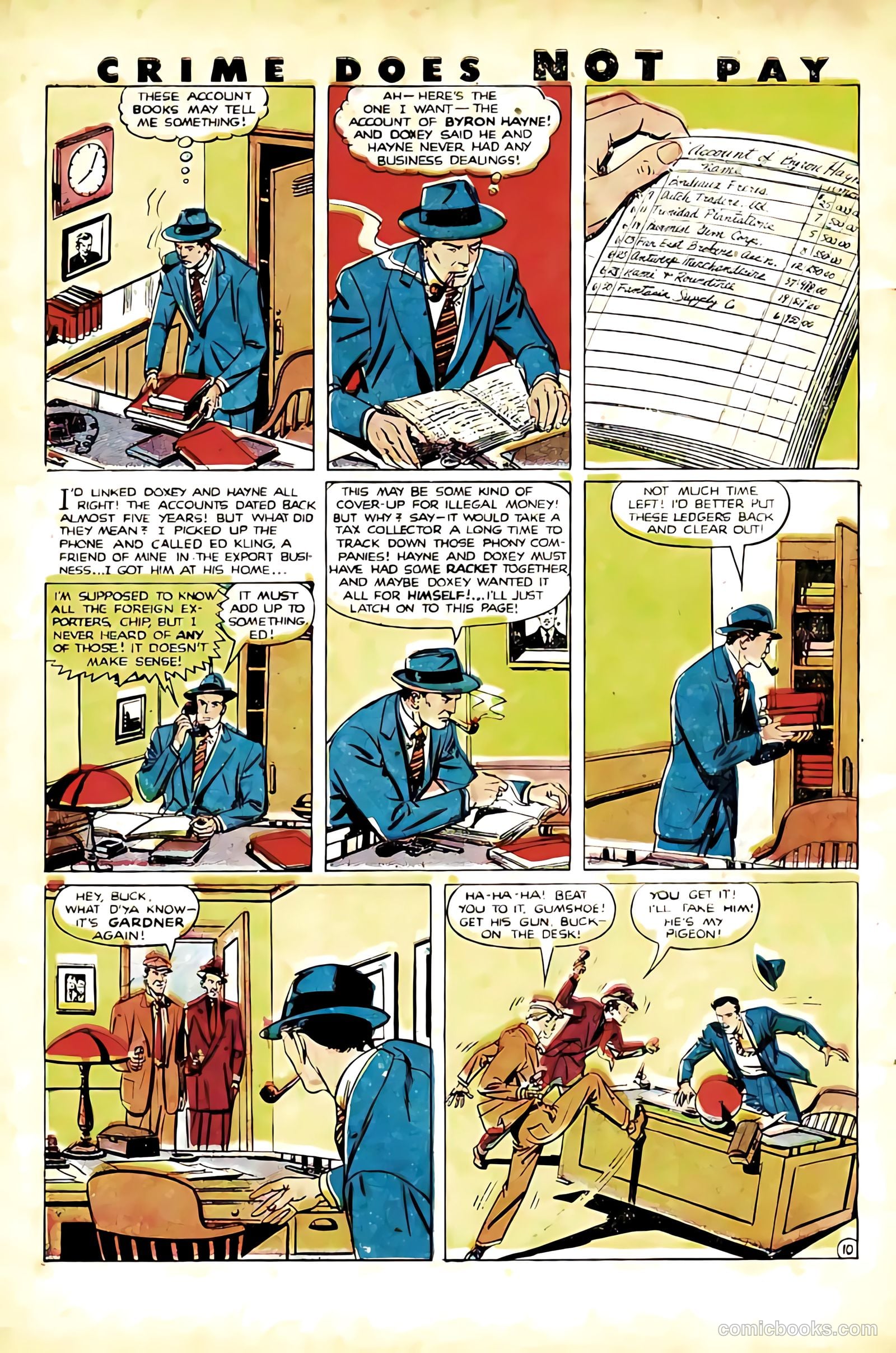 Crime Does Not Pay #91 (1950) — page 12