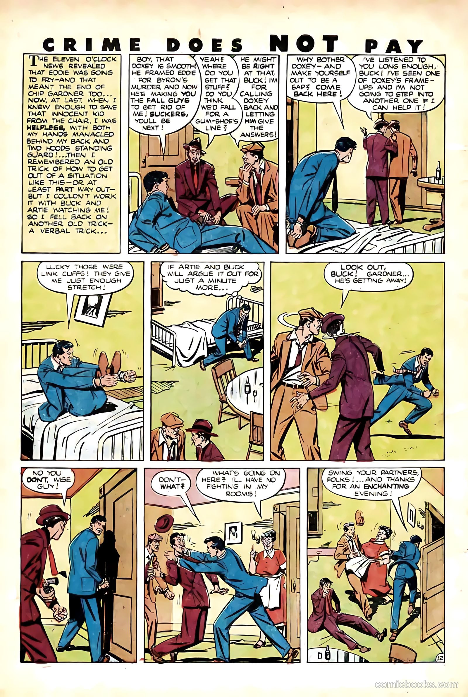 Crime Does Not Pay #91 (1950) — page 14
