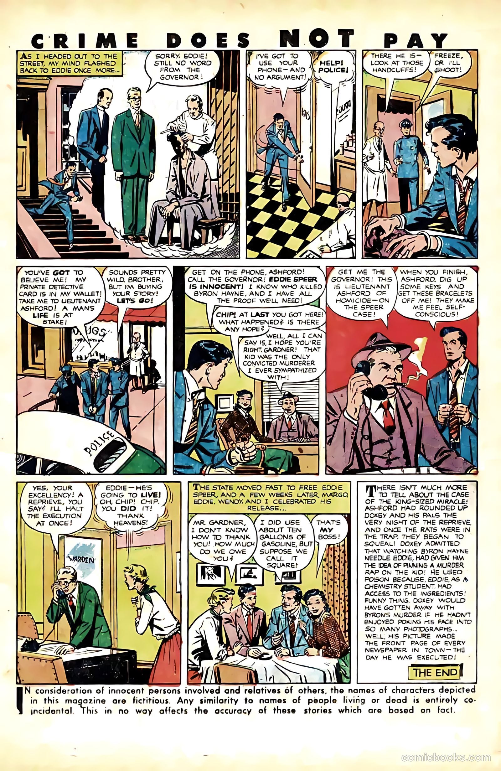 Crime Does Not Pay #91 (1950) — page 15