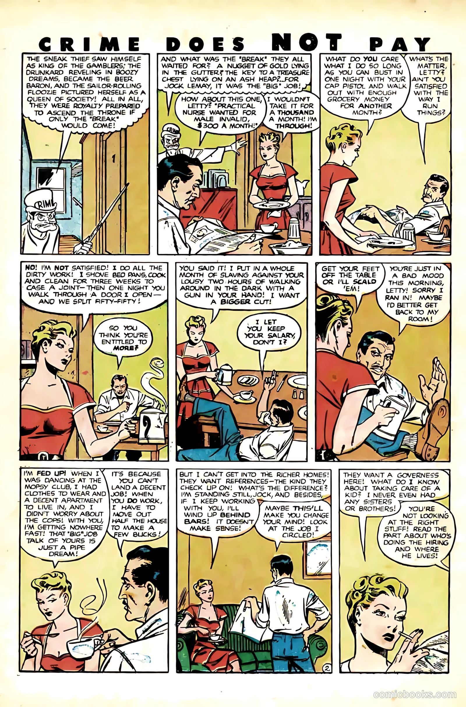Crime Does Not Pay #91 (1950) — page 20