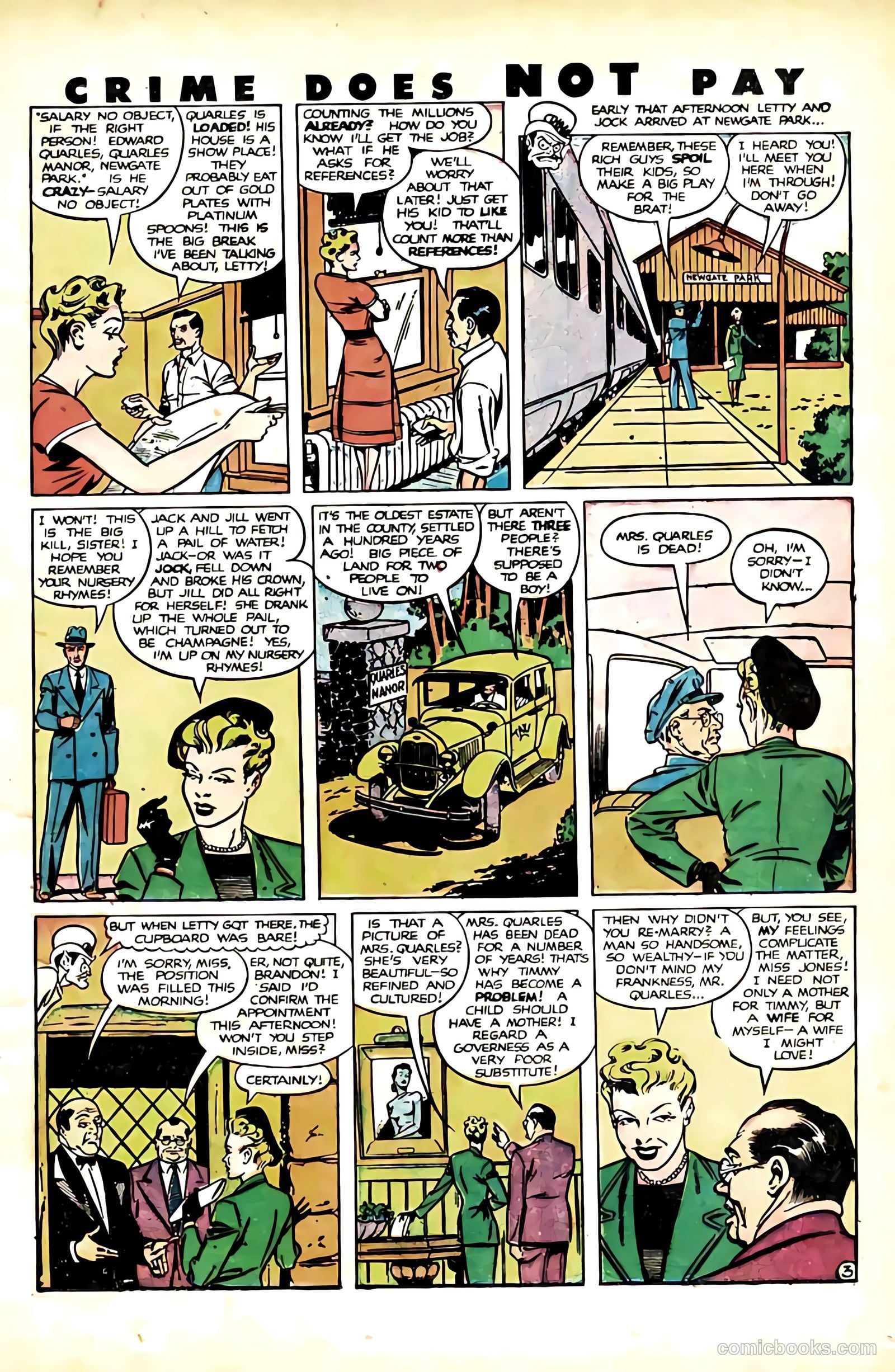 Crime Does Not Pay #91 (1950) — page 21