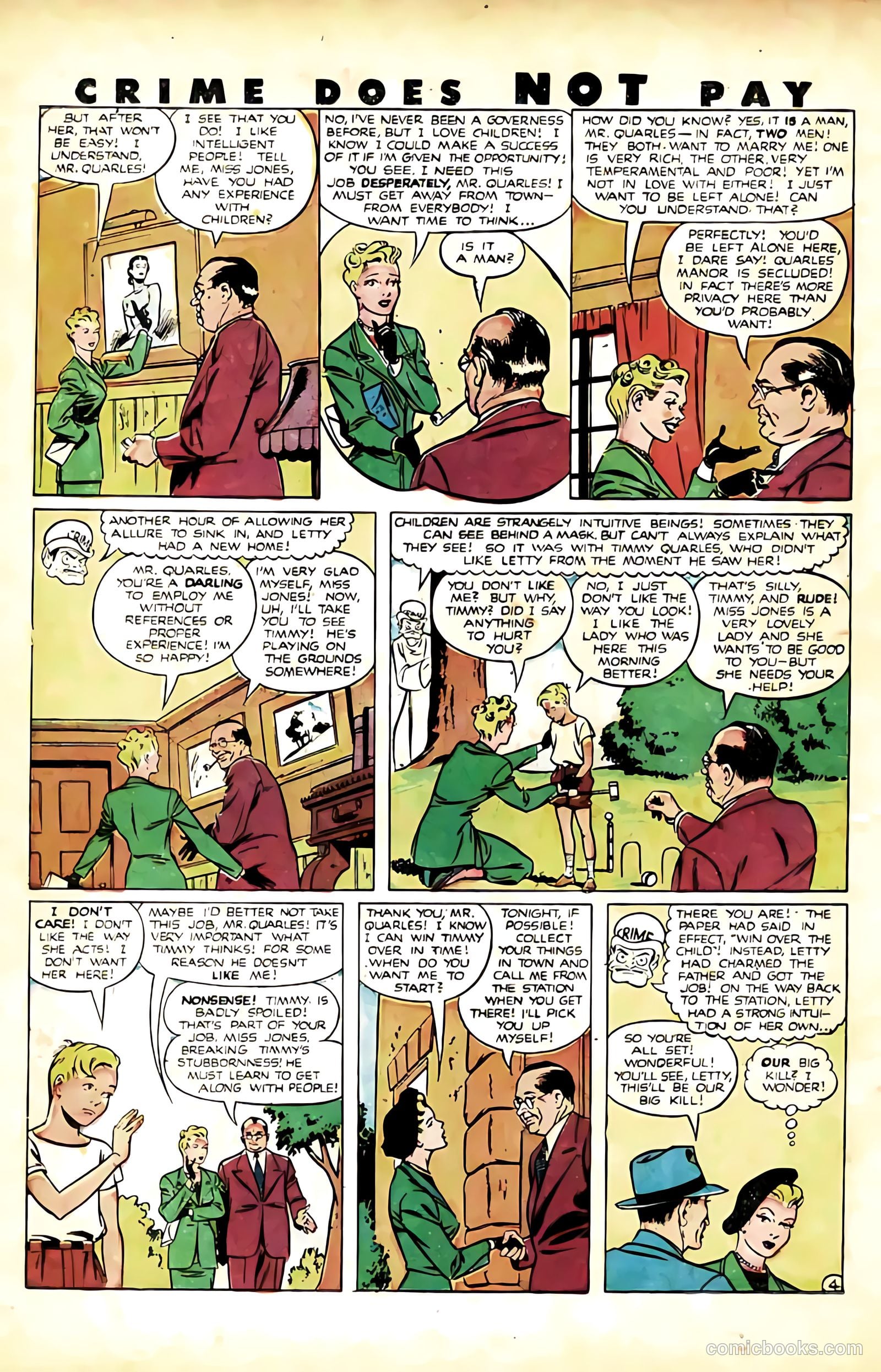 Crime Does Not Pay #91 (1950) — page 22