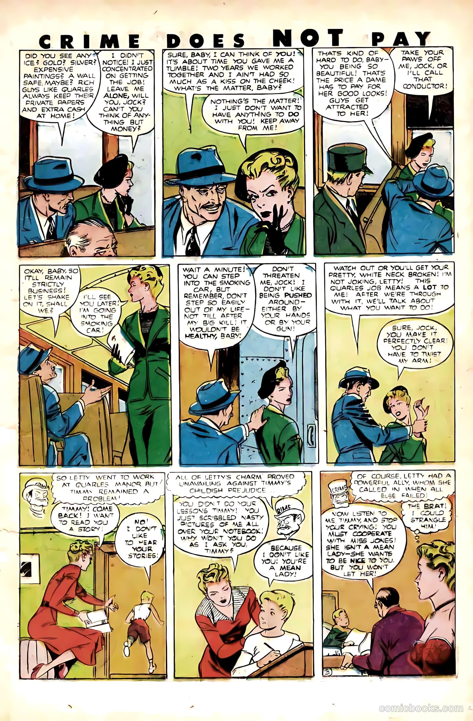 Crime Does Not Pay #91 (1950) — page 23
