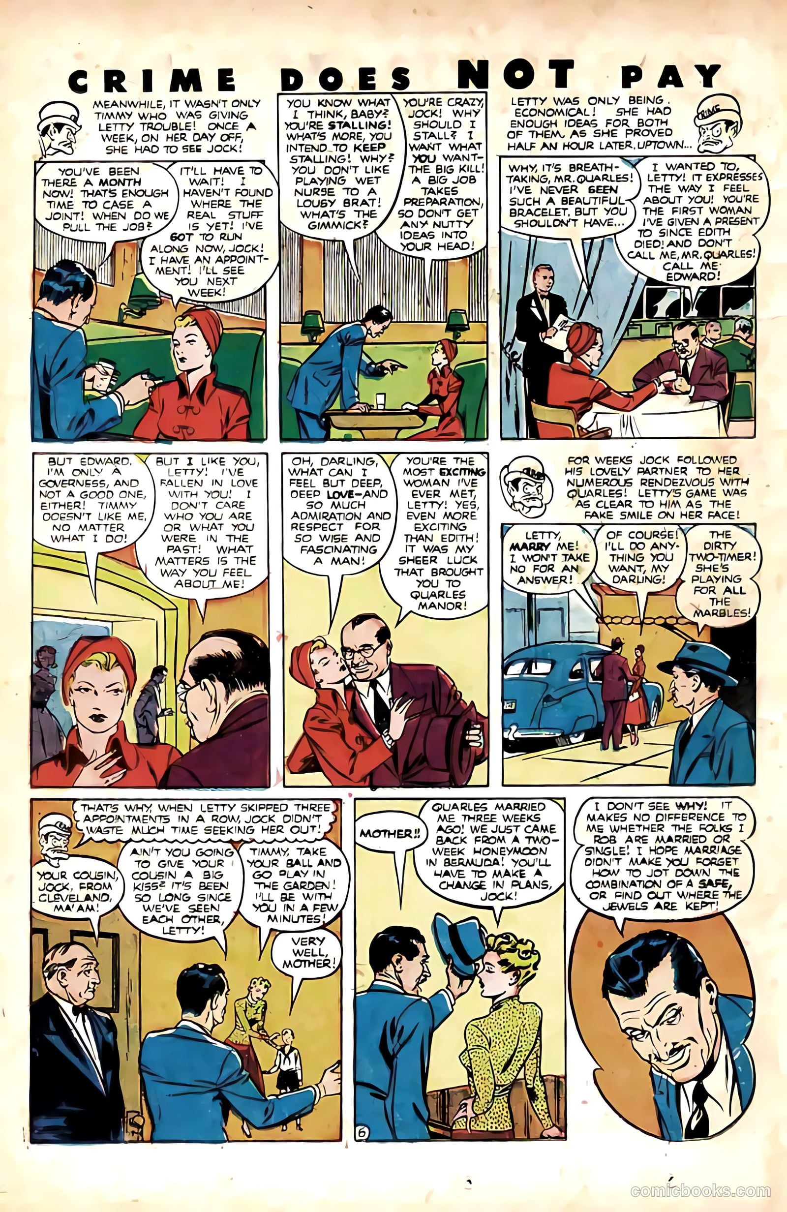 Crime Does Not Pay #91 (1950) — page 24