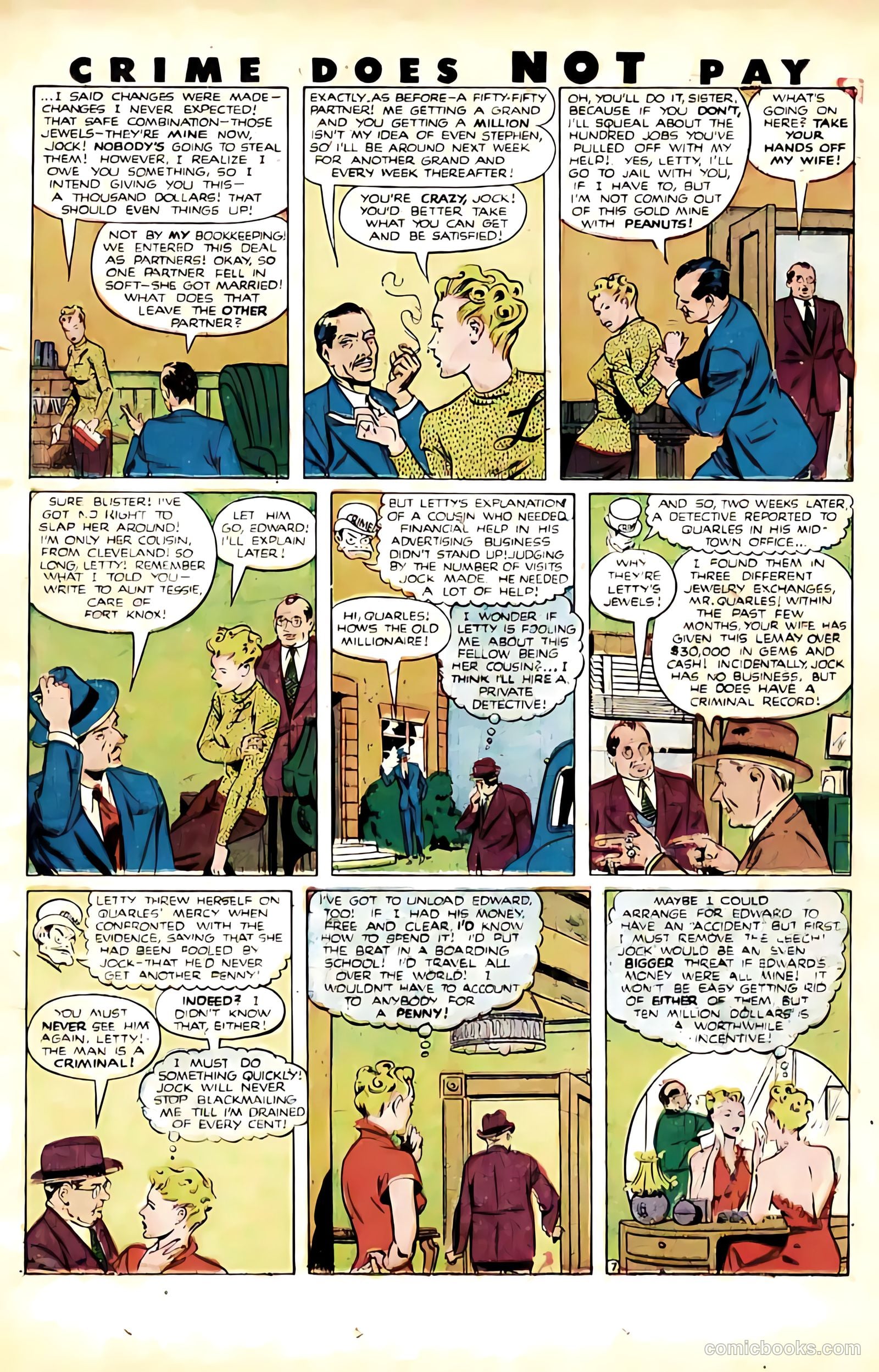 Crime Does Not Pay #91 (1950) — page 25