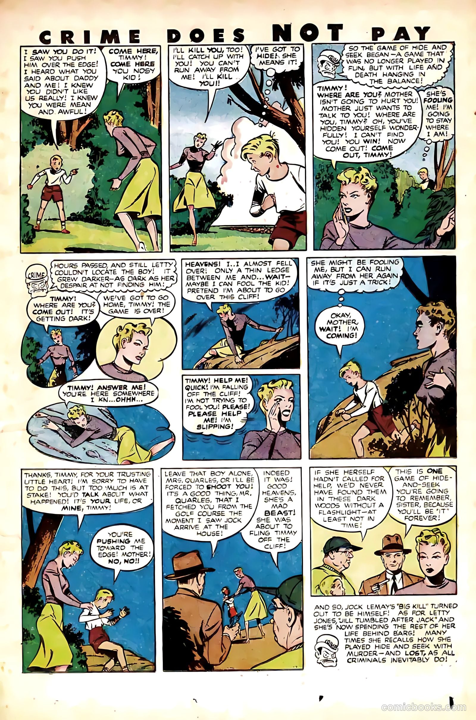 Crime Does Not Pay #91 (1950) — page 27