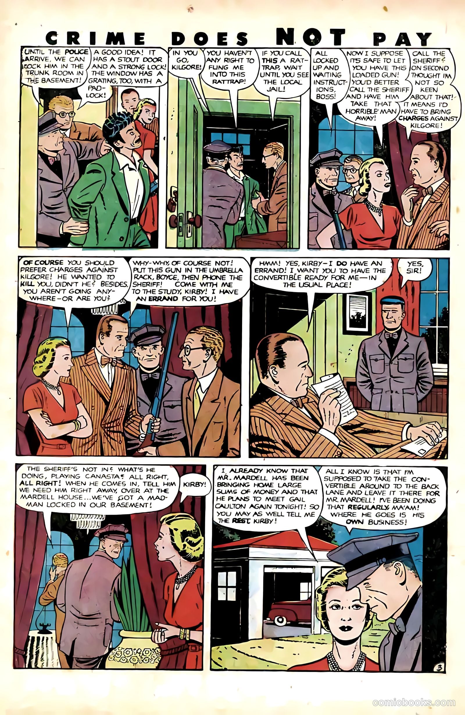 Crime Does Not Pay #91 (1950) — page 34
