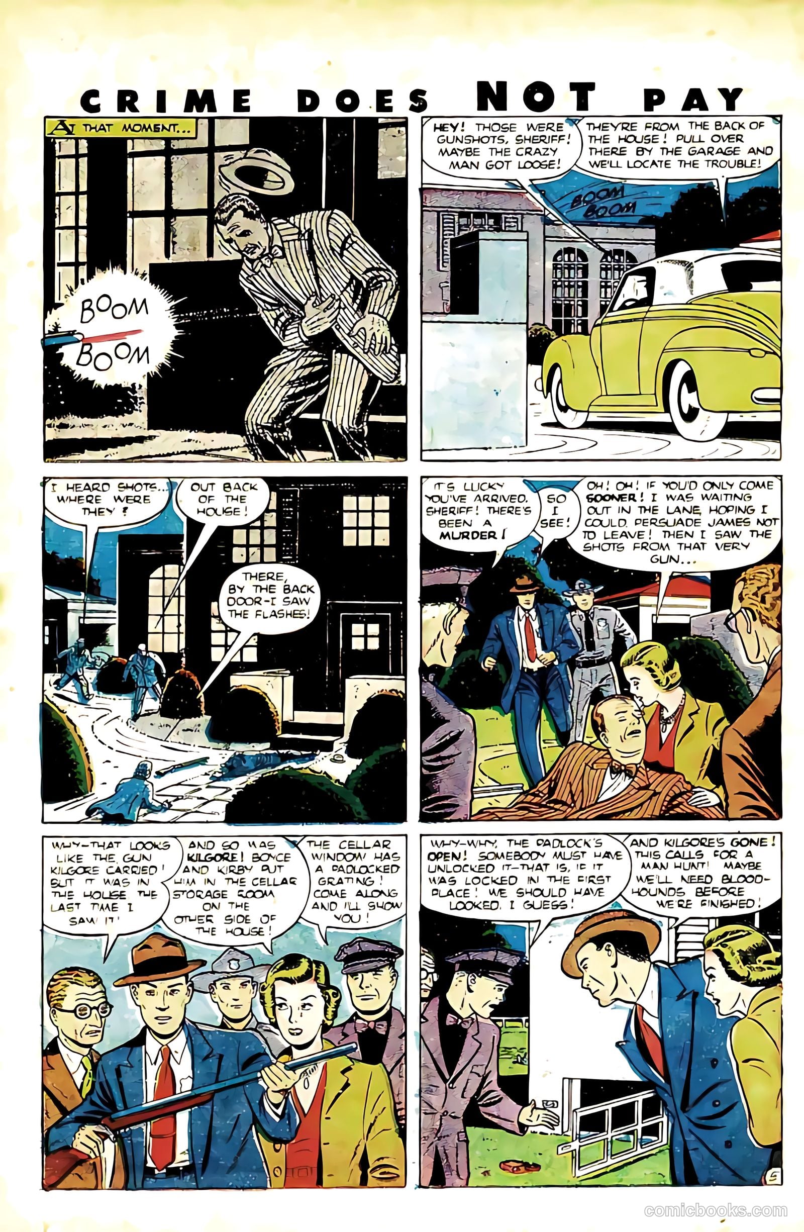 Crime Does Not Pay #91 (1950) — page 36