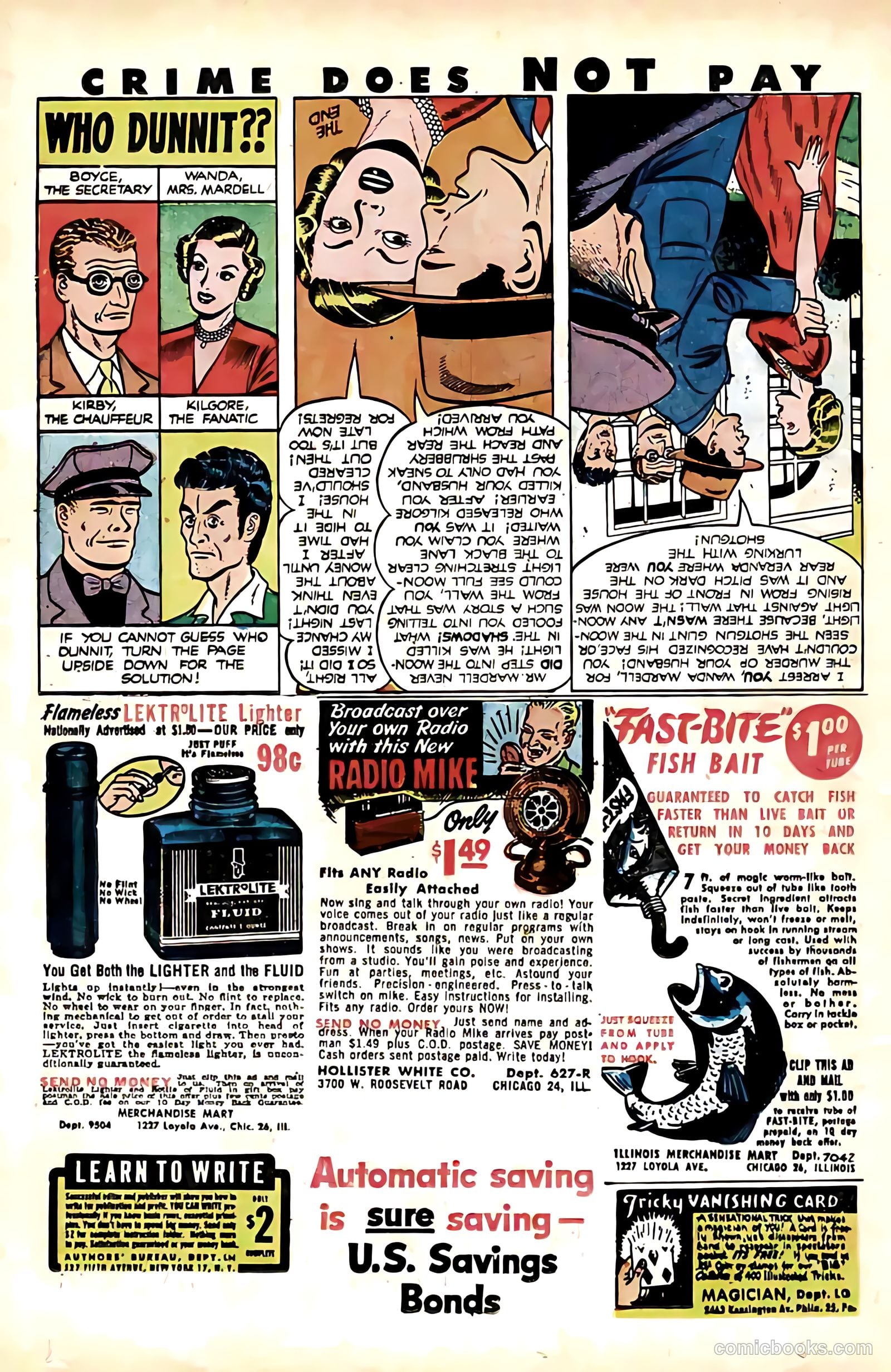 Crime Does Not Pay #91 (1950) — page 38