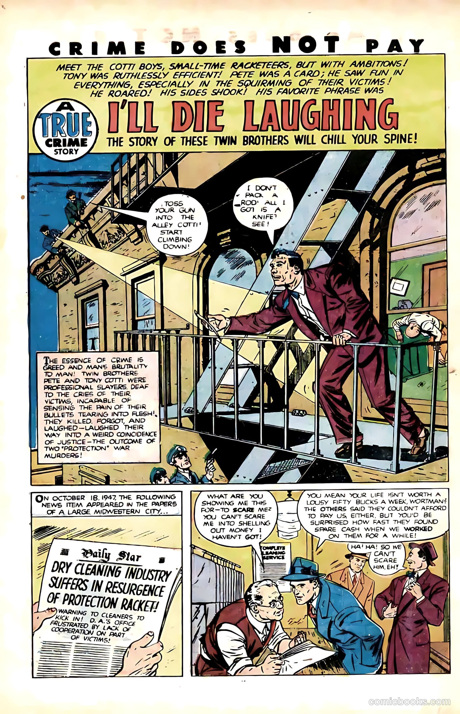 Crime Does Not Pay #91 (1950) — page 40