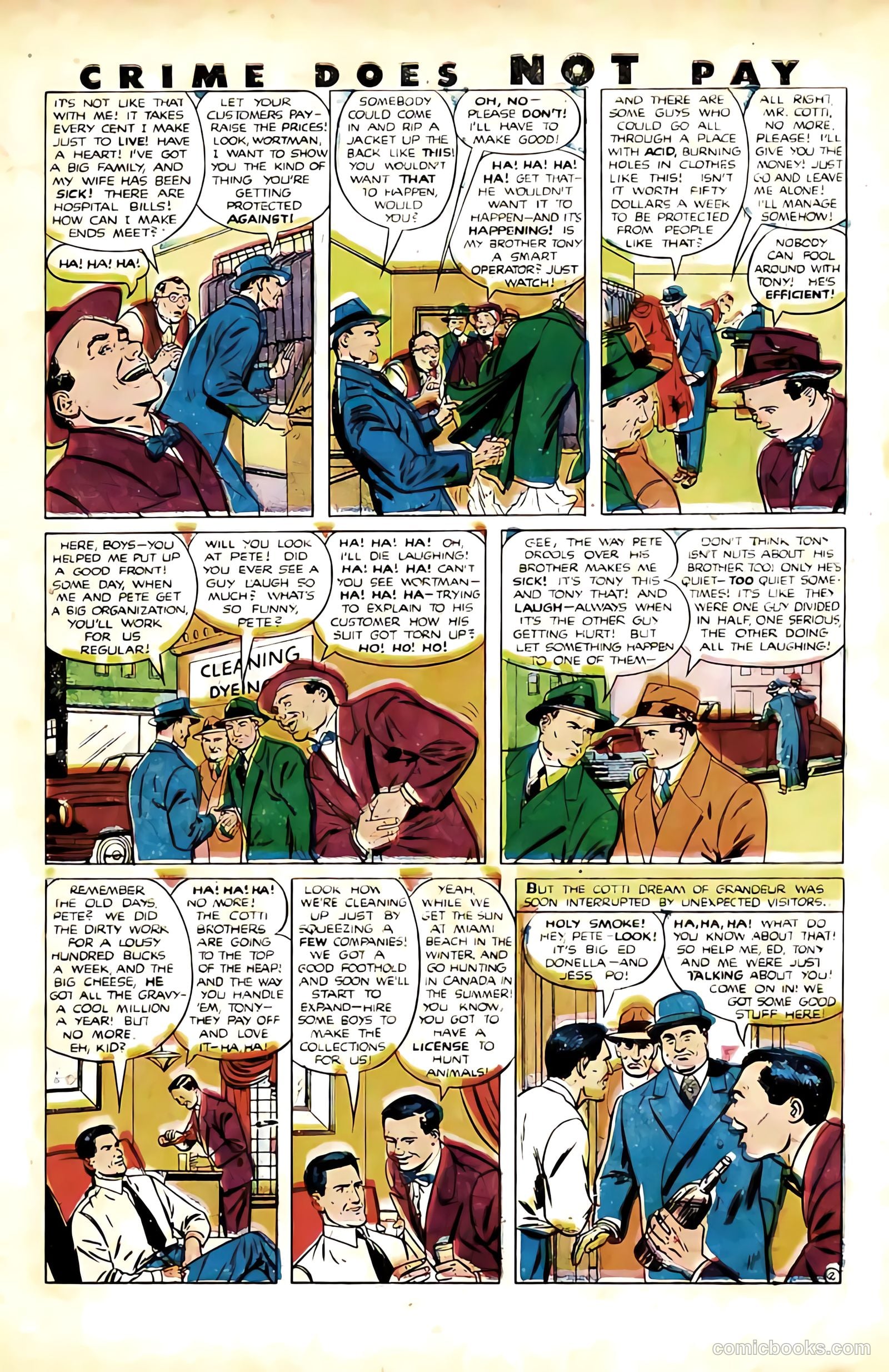 Crime Does Not Pay #91 (1950) — page 41