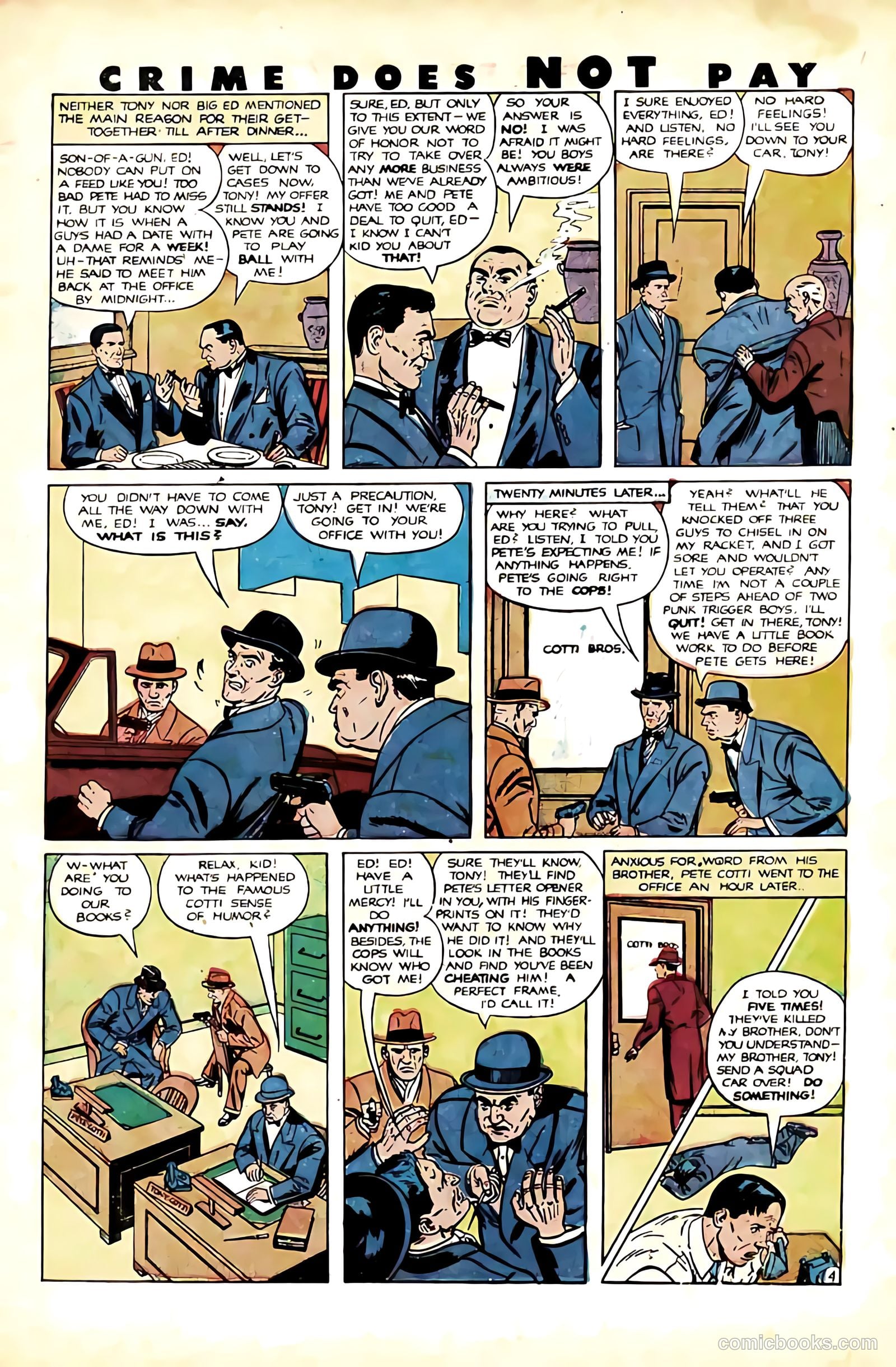 Crime Does Not Pay #91 (1950) — page 43