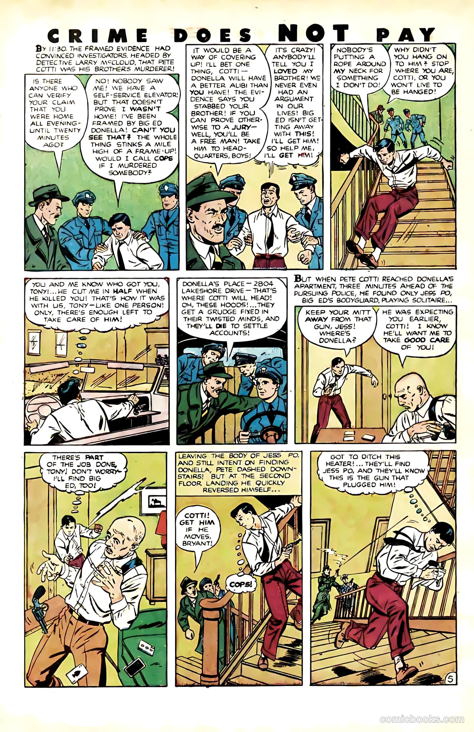 Crime Does Not Pay #91 (1950) — page 44