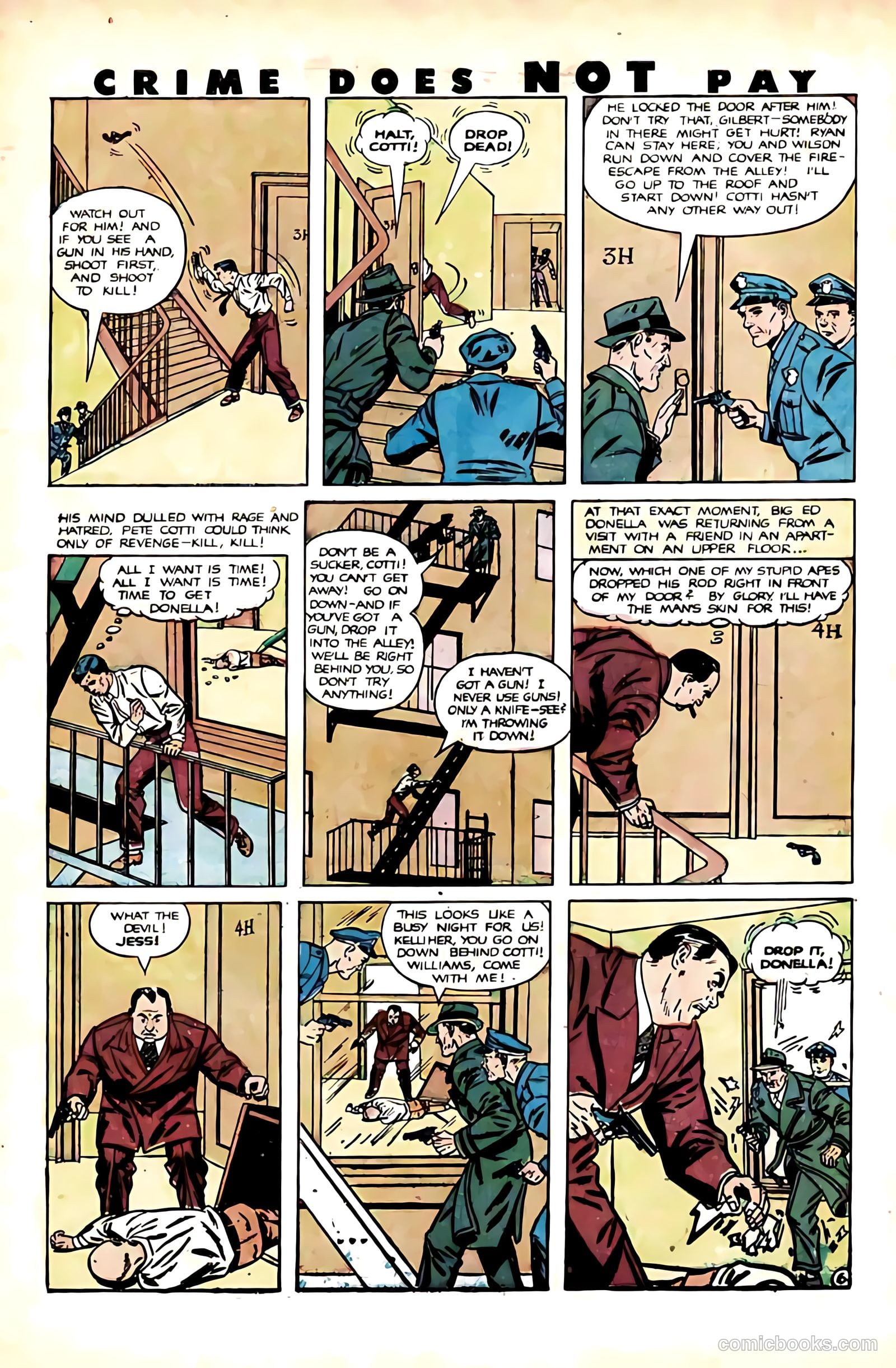 Crime Does Not Pay #91 (1950) — page 45
