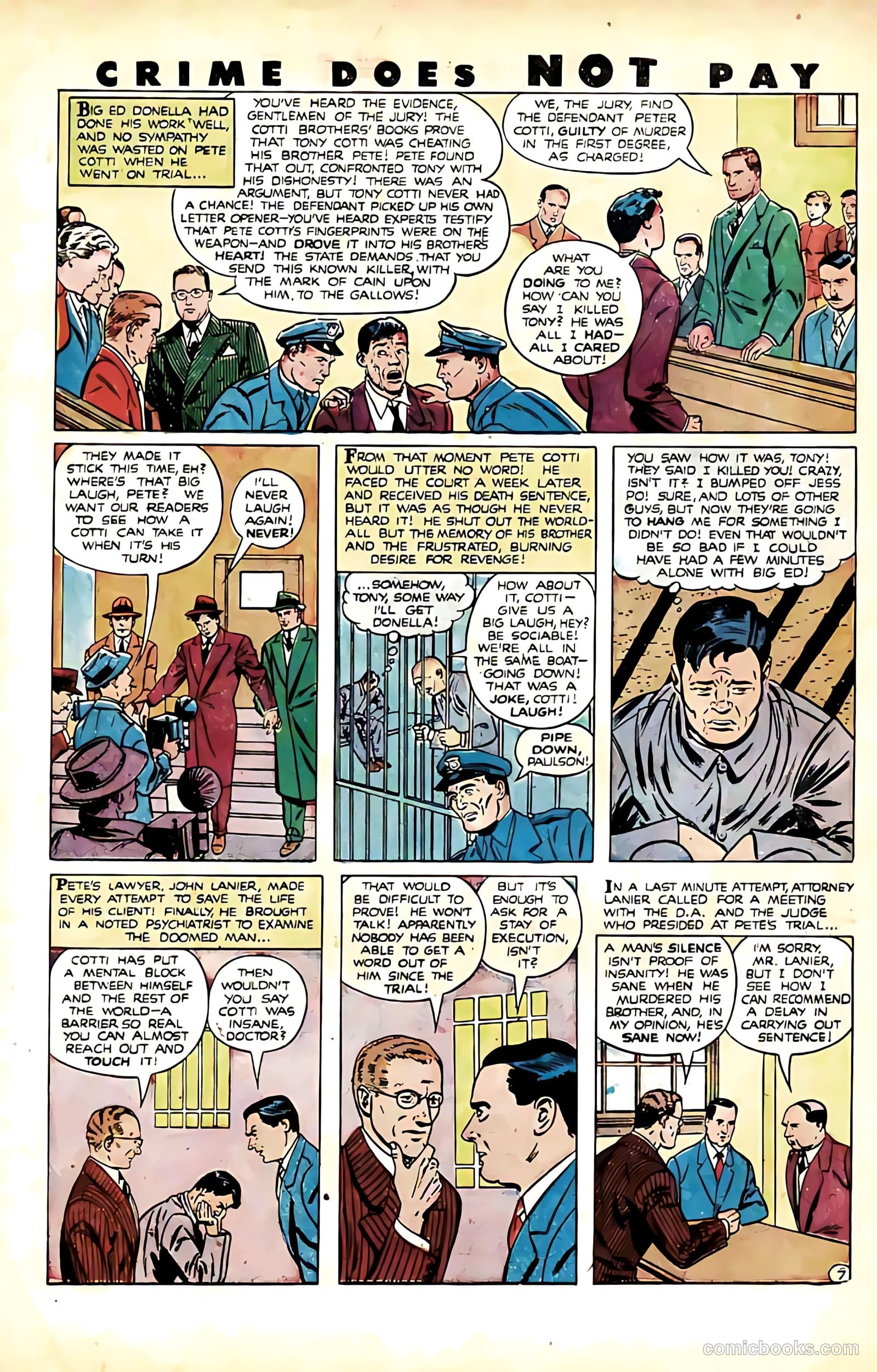 Crime Does Not Pay #91 (1950) — page 46