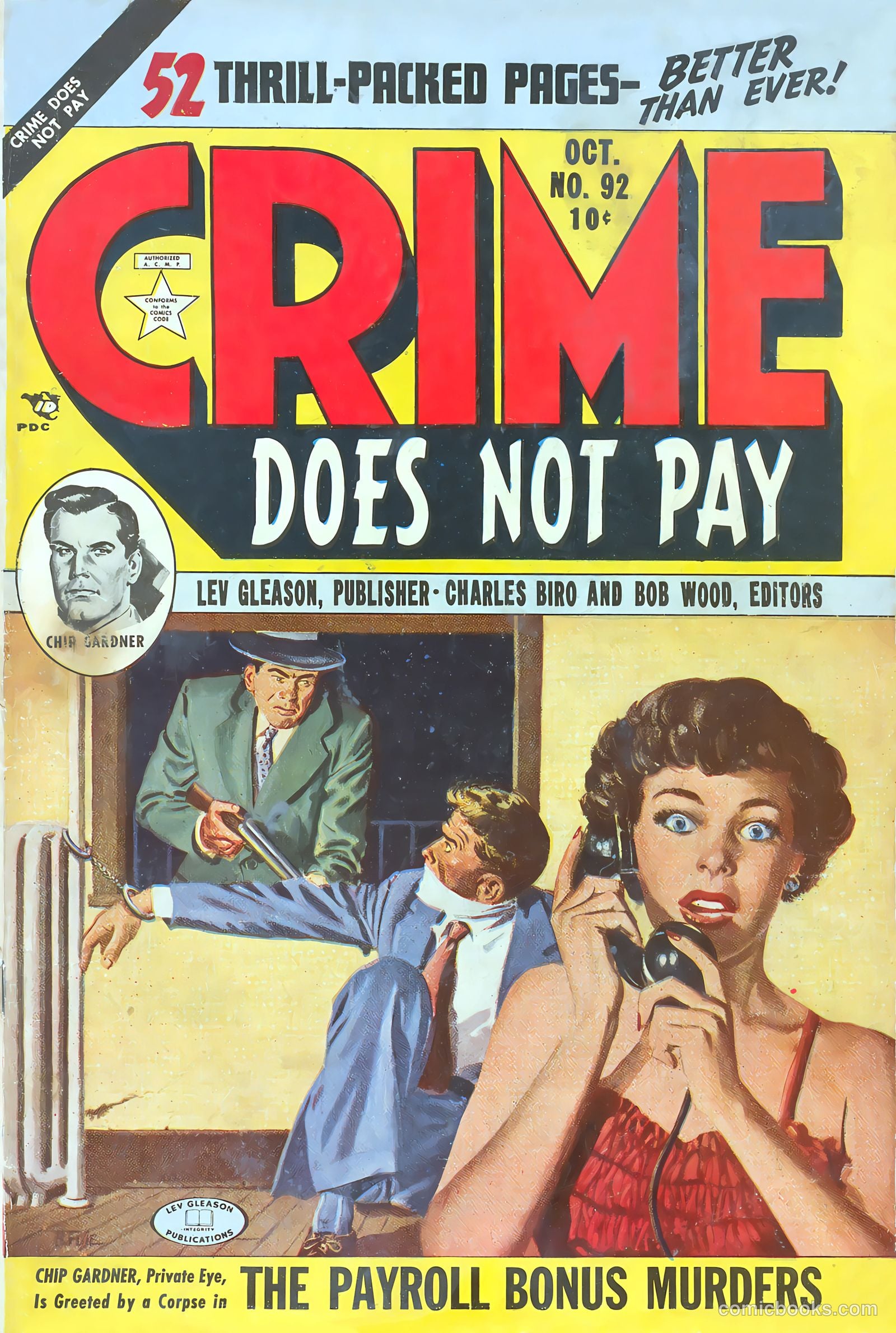 Crime Does Not Pay #92 cover