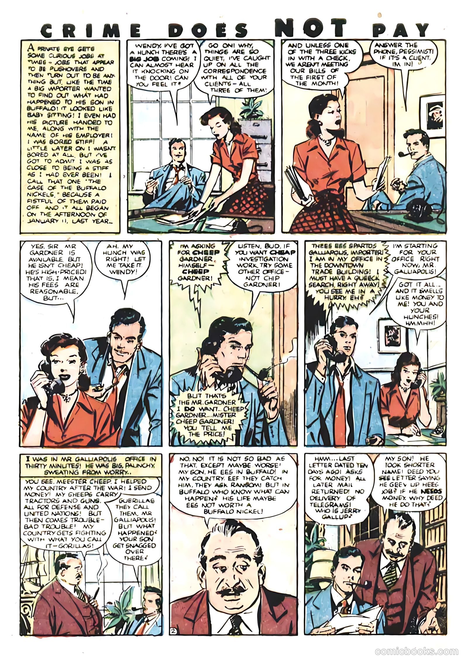 Crime Does Not Pay #95 (1951) — page 3