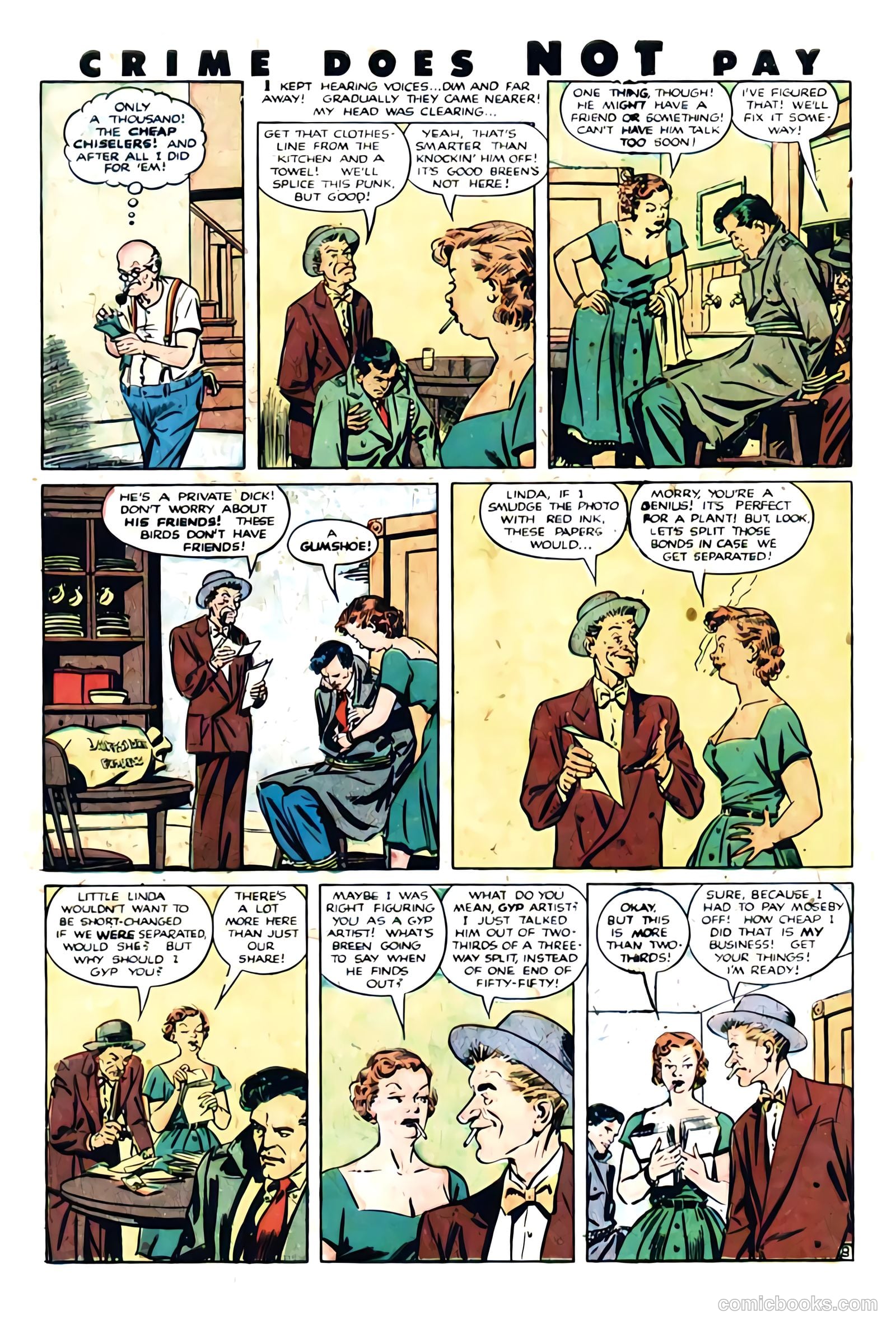 Crime Does Not Pay #95 (1951) — page 9