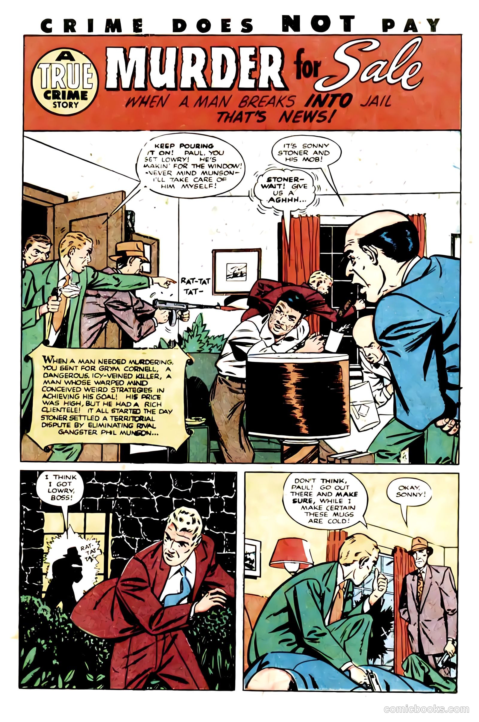 Crime Does Not Pay #95 (1951) — page 16