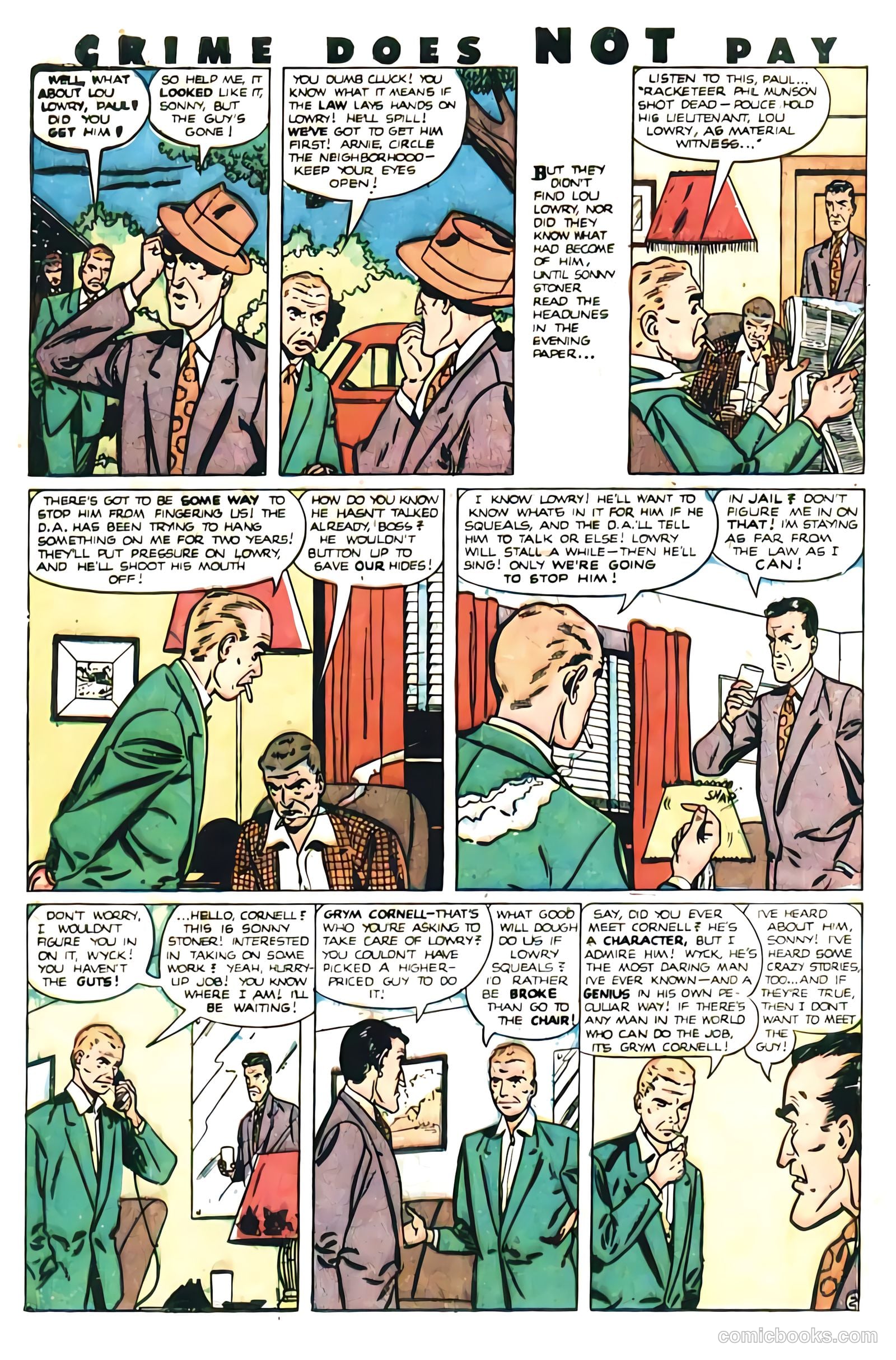 Crime Does Not Pay #95 (1951) — page 17