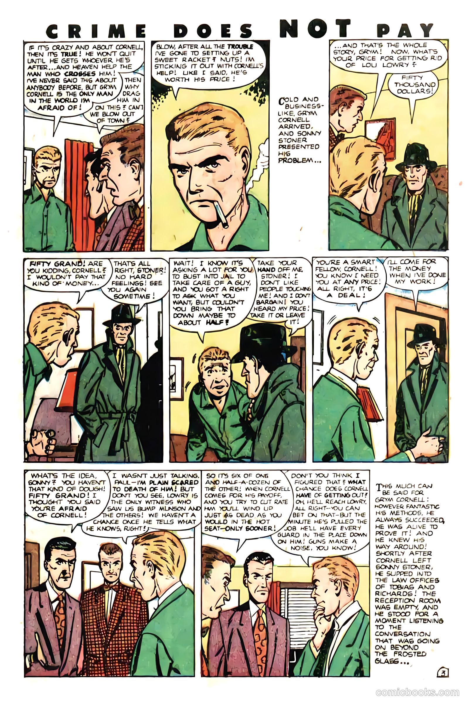 Crime Does Not Pay #95 (1951) — page 18