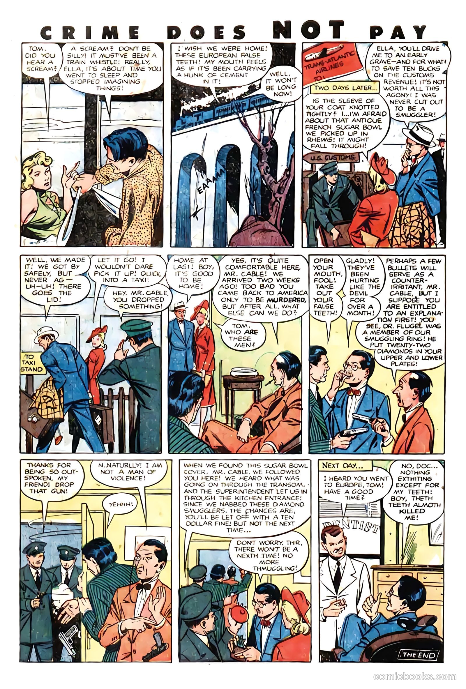 Crime Does Not Pay #95 (1951) — page 34