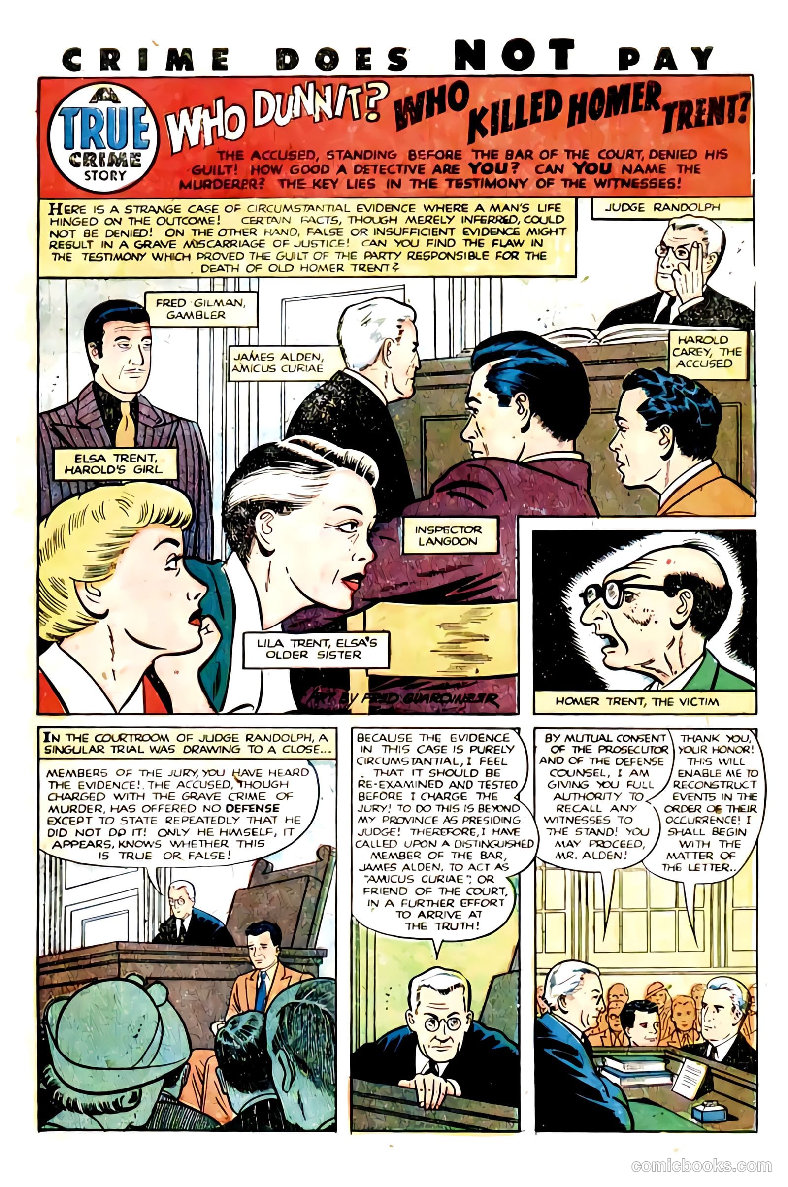 Crime Does Not Pay #95 (1951) — page 36