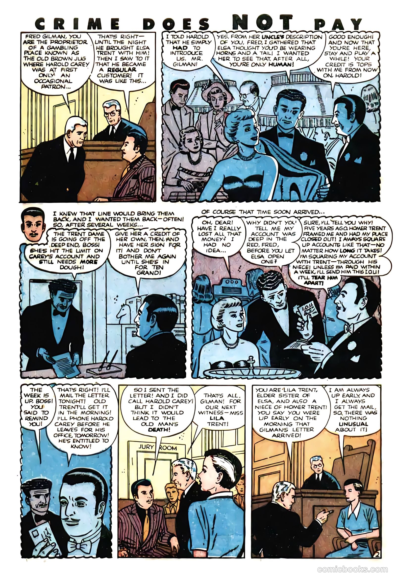 Crime Does Not Pay #95 (1951) — page 37