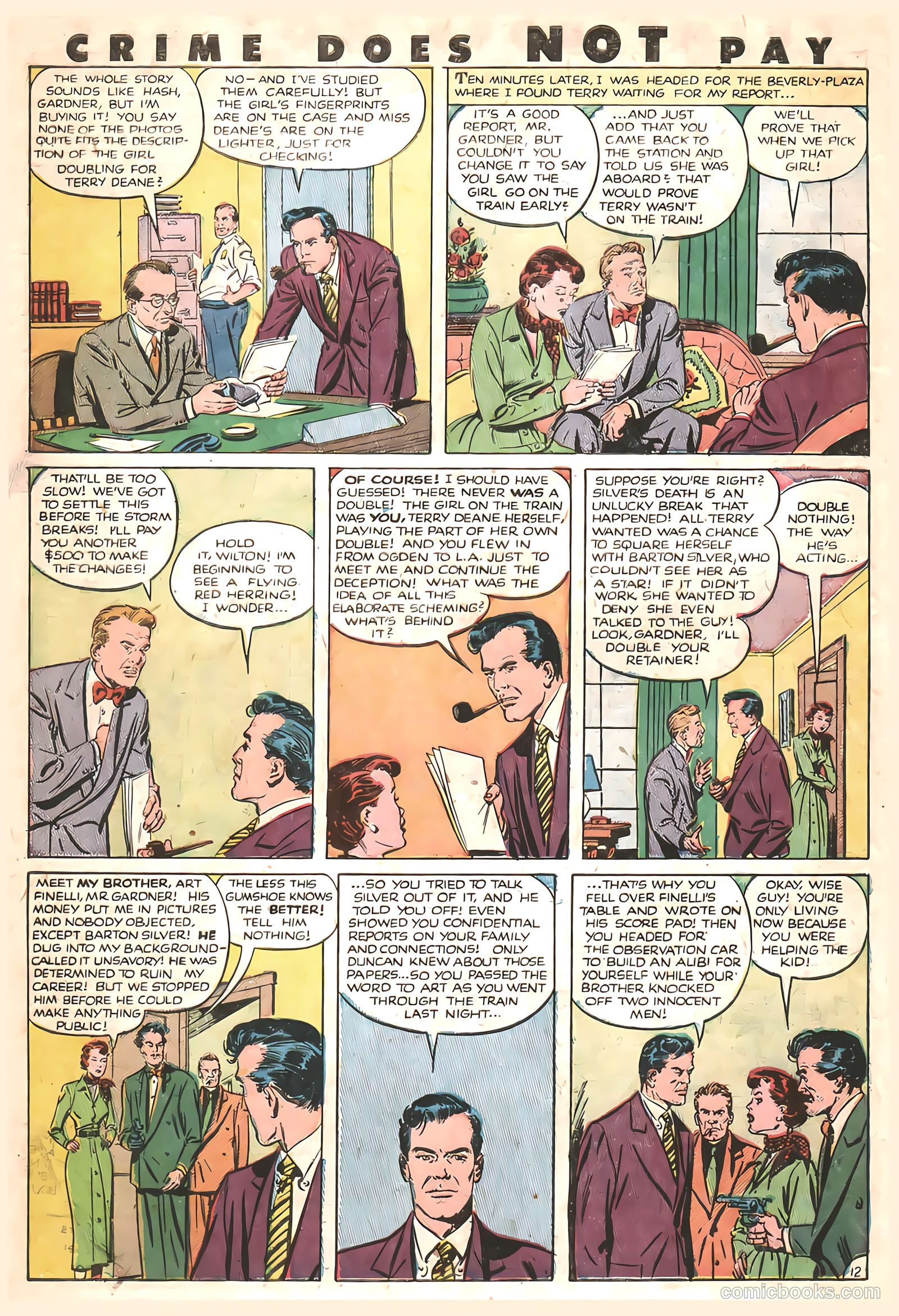 Crime Does Not Pay #96 (1951) — page 14