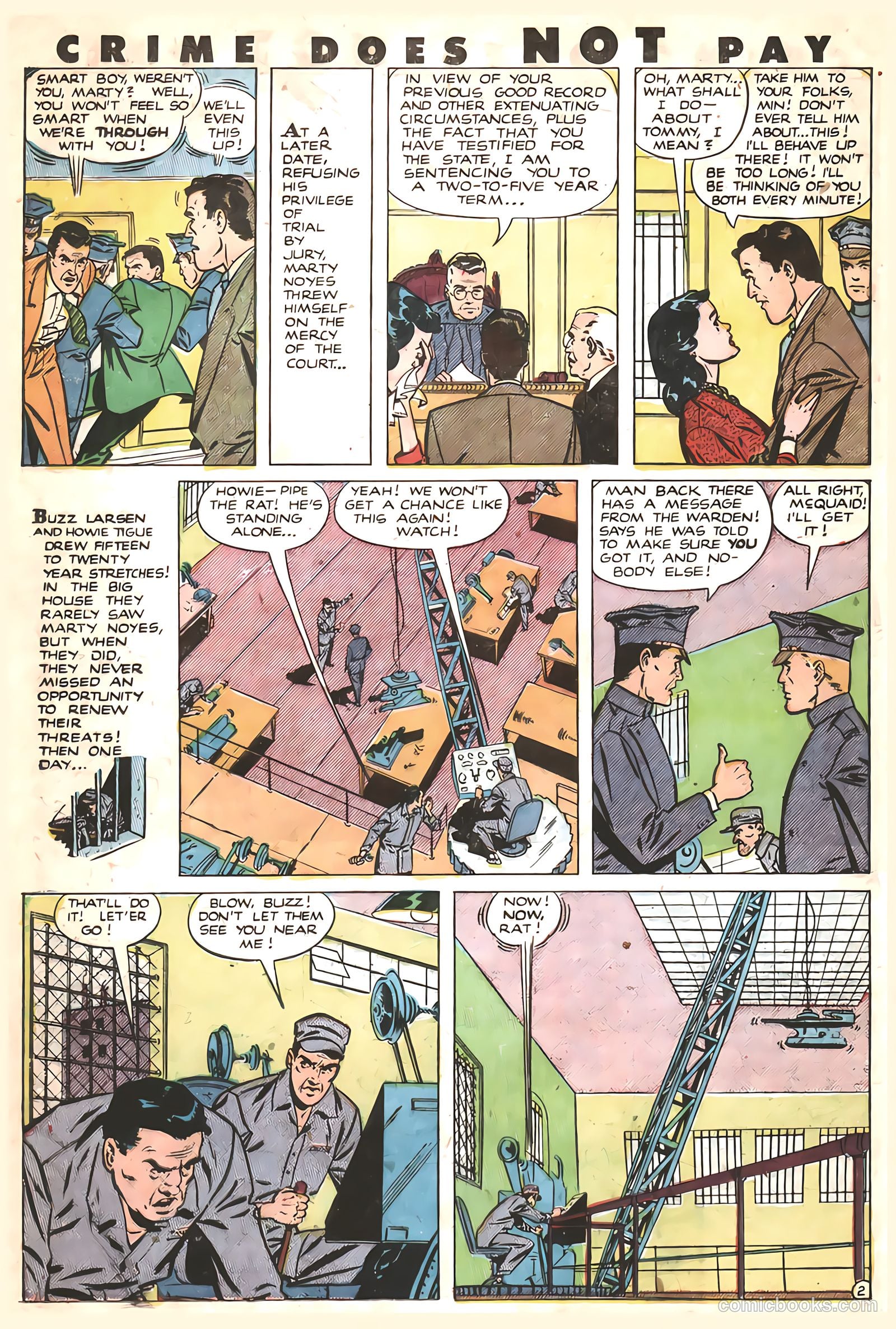 Crime Does Not Pay #96 (1951) — page 18