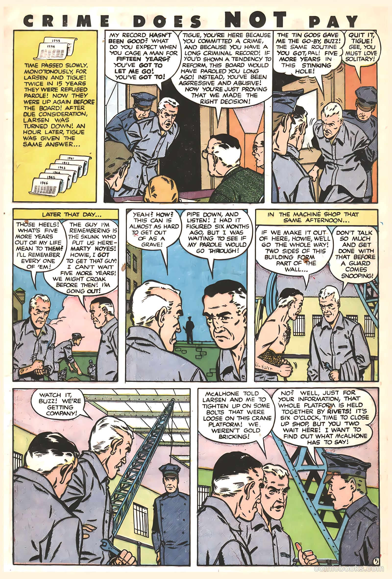 Crime Does Not Pay #96 (1951) — page 21
