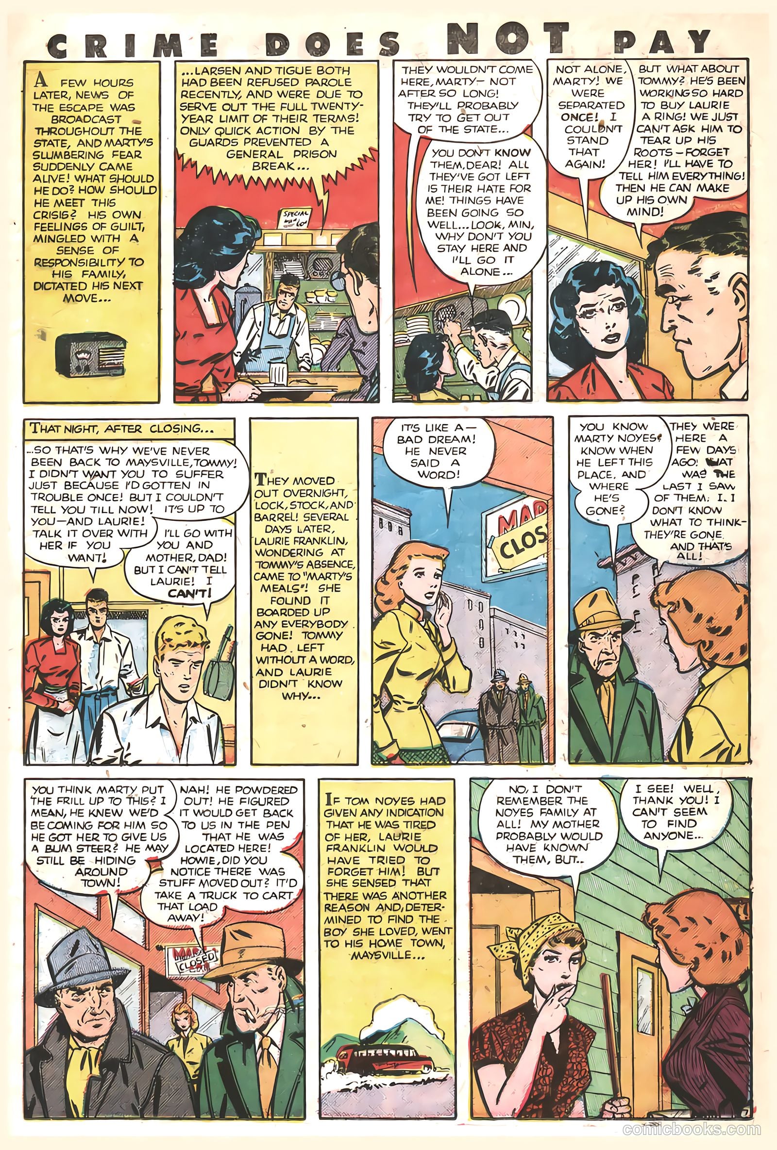 Crime Does Not Pay #96 (1951) — page 23