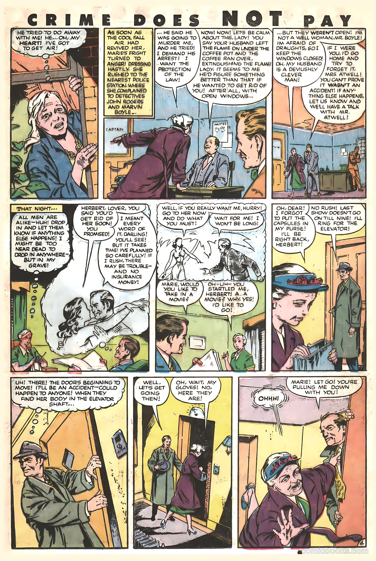 Crime Does Not Pay #96 (1951) — page 37
