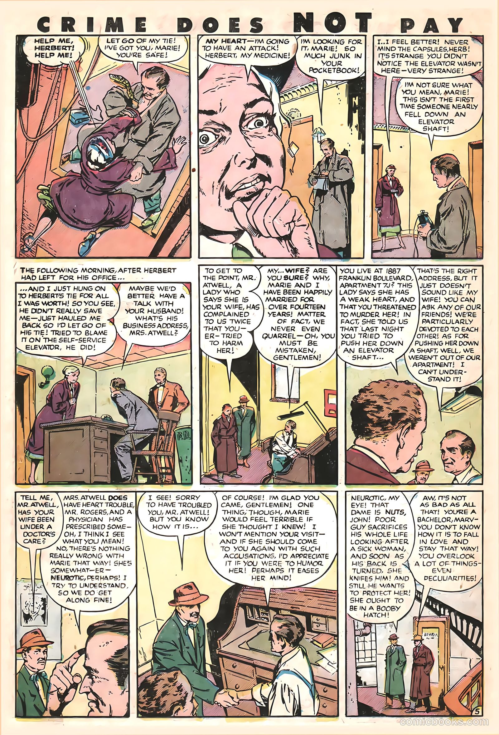 Crime Does Not Pay #96 (1951) — page 38