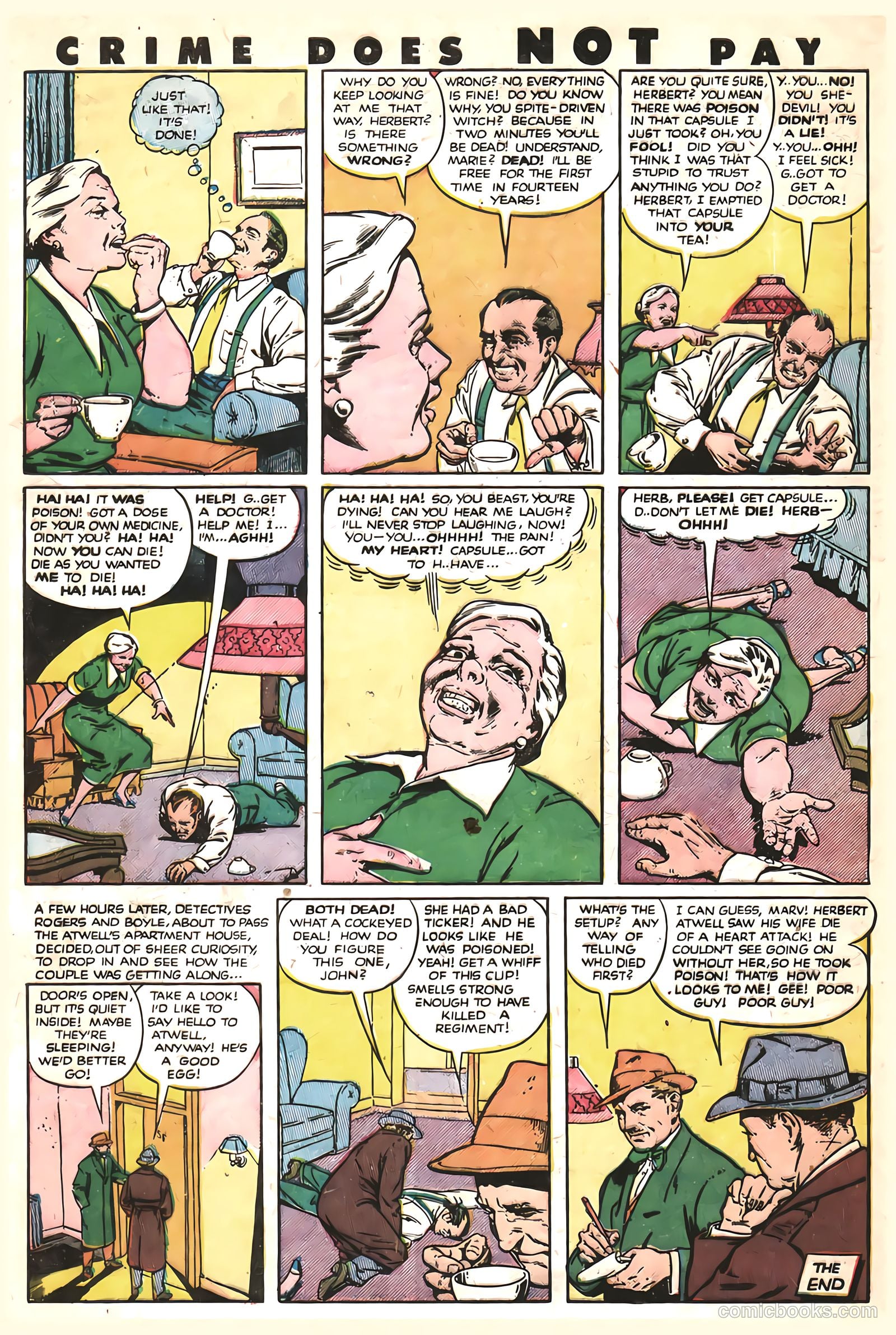 Crime Does Not Pay #96 (1951) — page 40