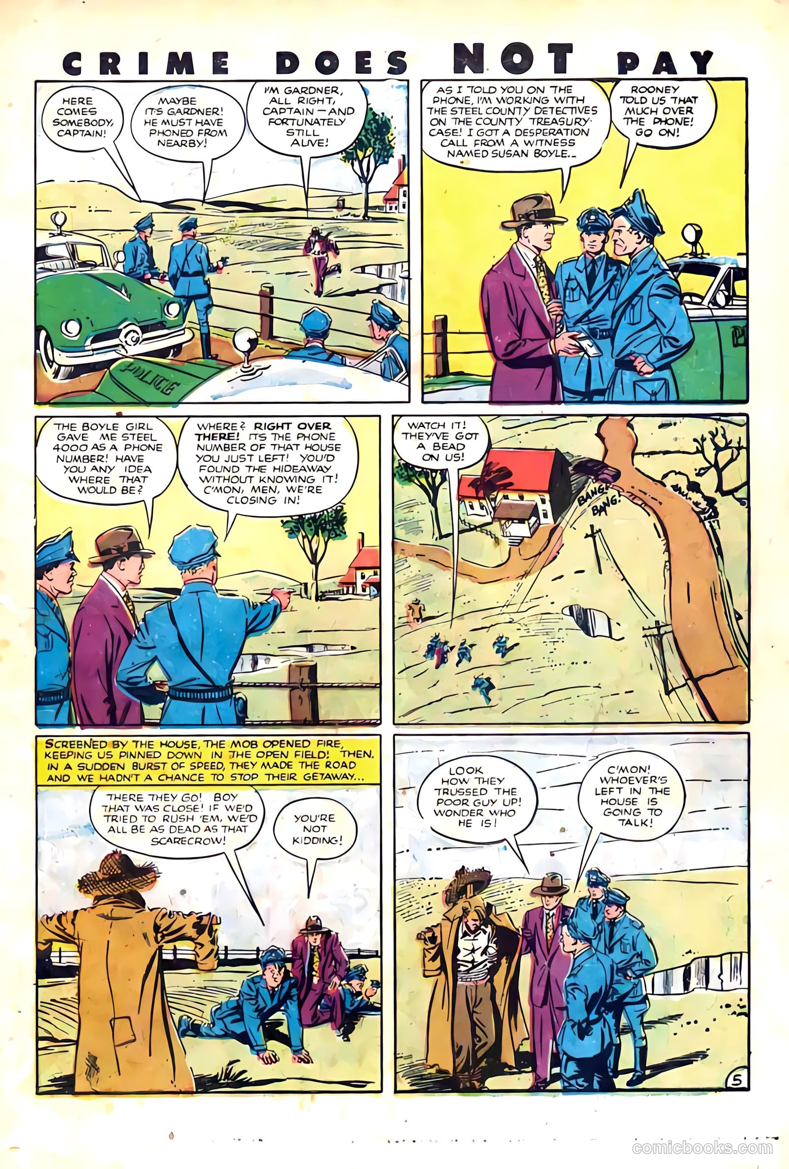 Crime Does Not Pay #98 (1951) — page 7