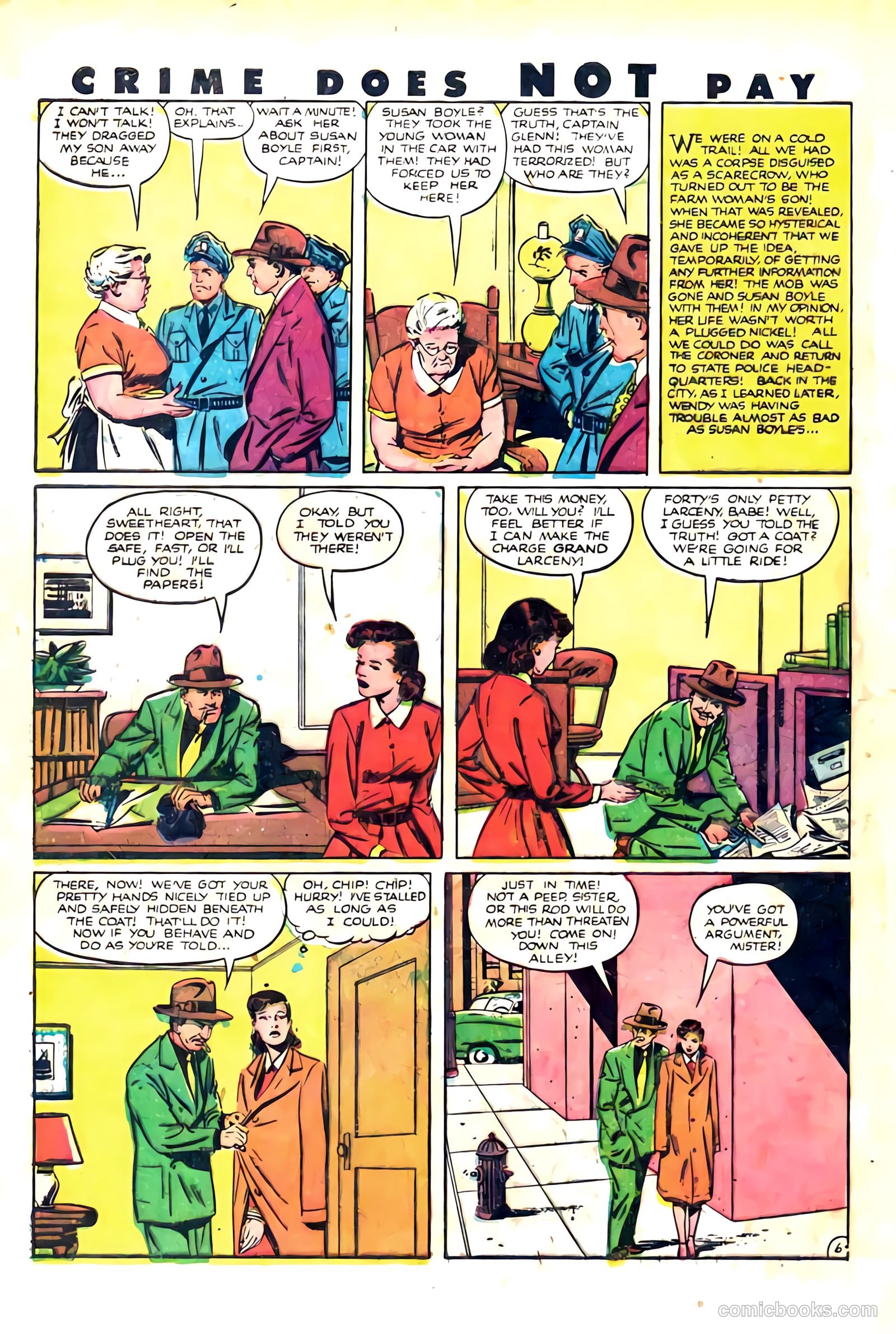 Crime Does Not Pay #98 (1951) — page 8