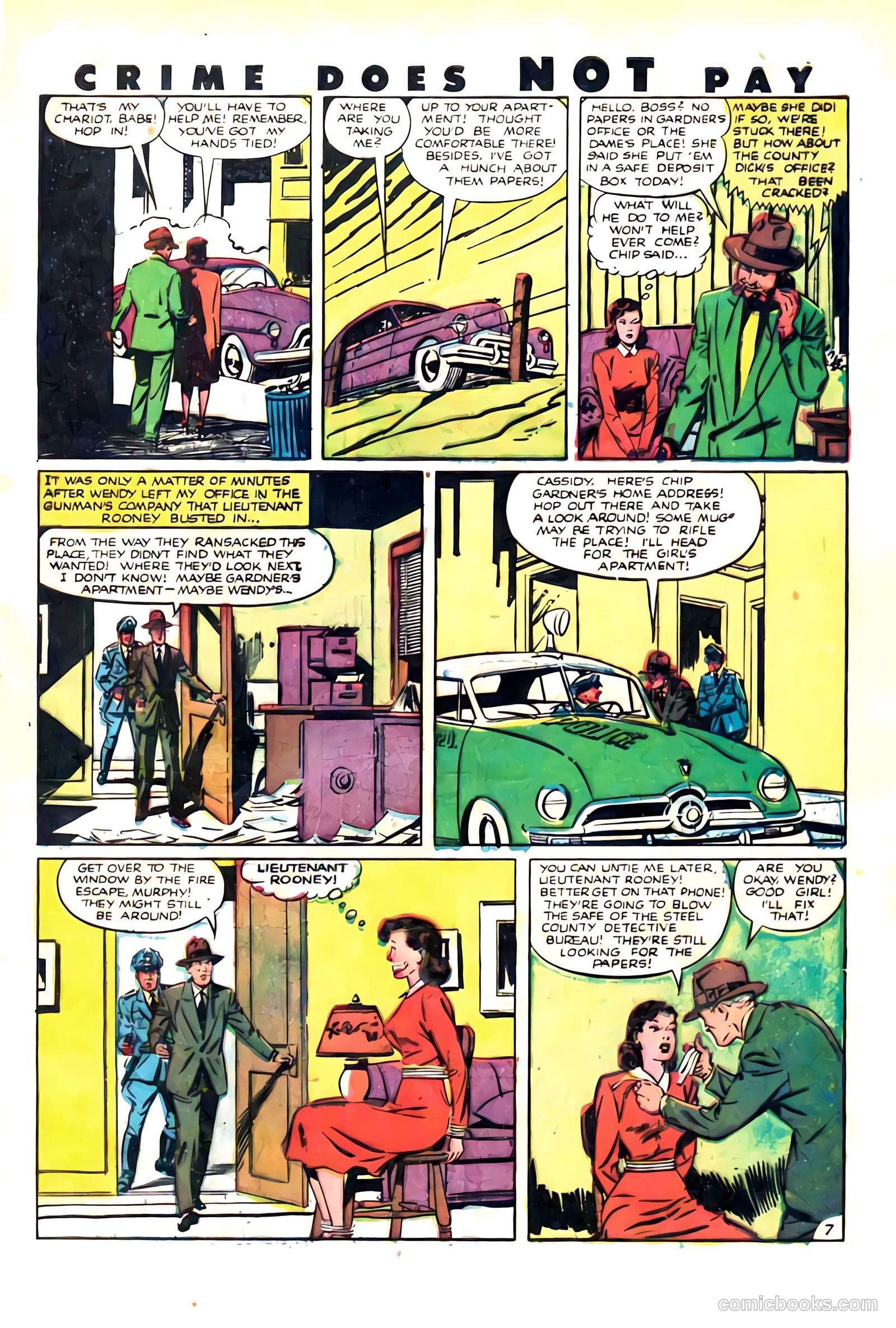 Crime Does Not Pay #98 (1951) — page 9