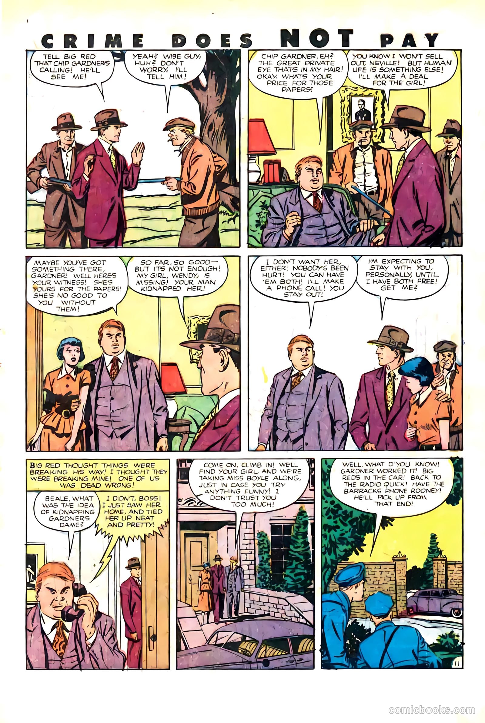 Crime Does Not Pay #98 (1951) — page 13