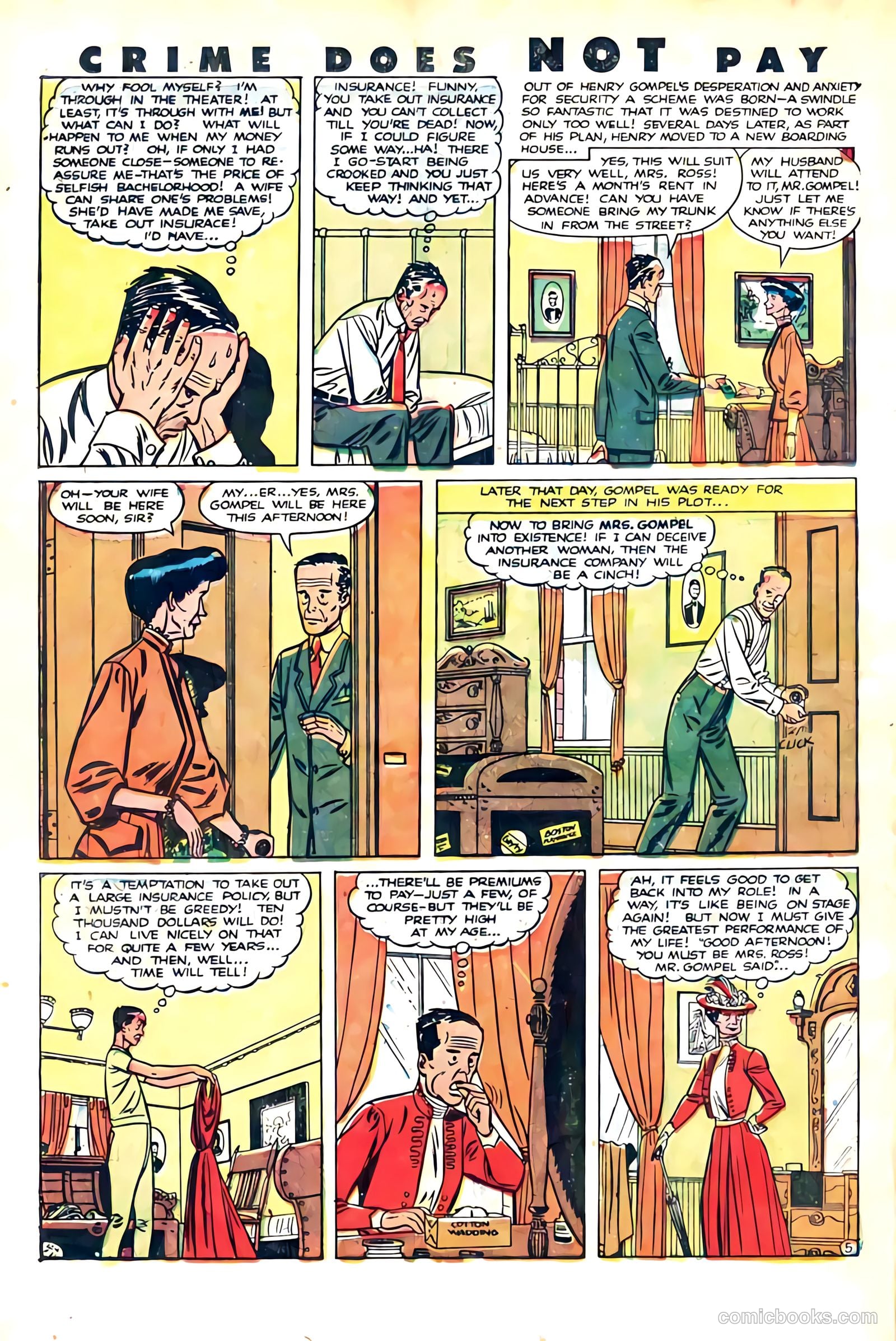 Crime Does Not Pay #98 (1951) — page 36