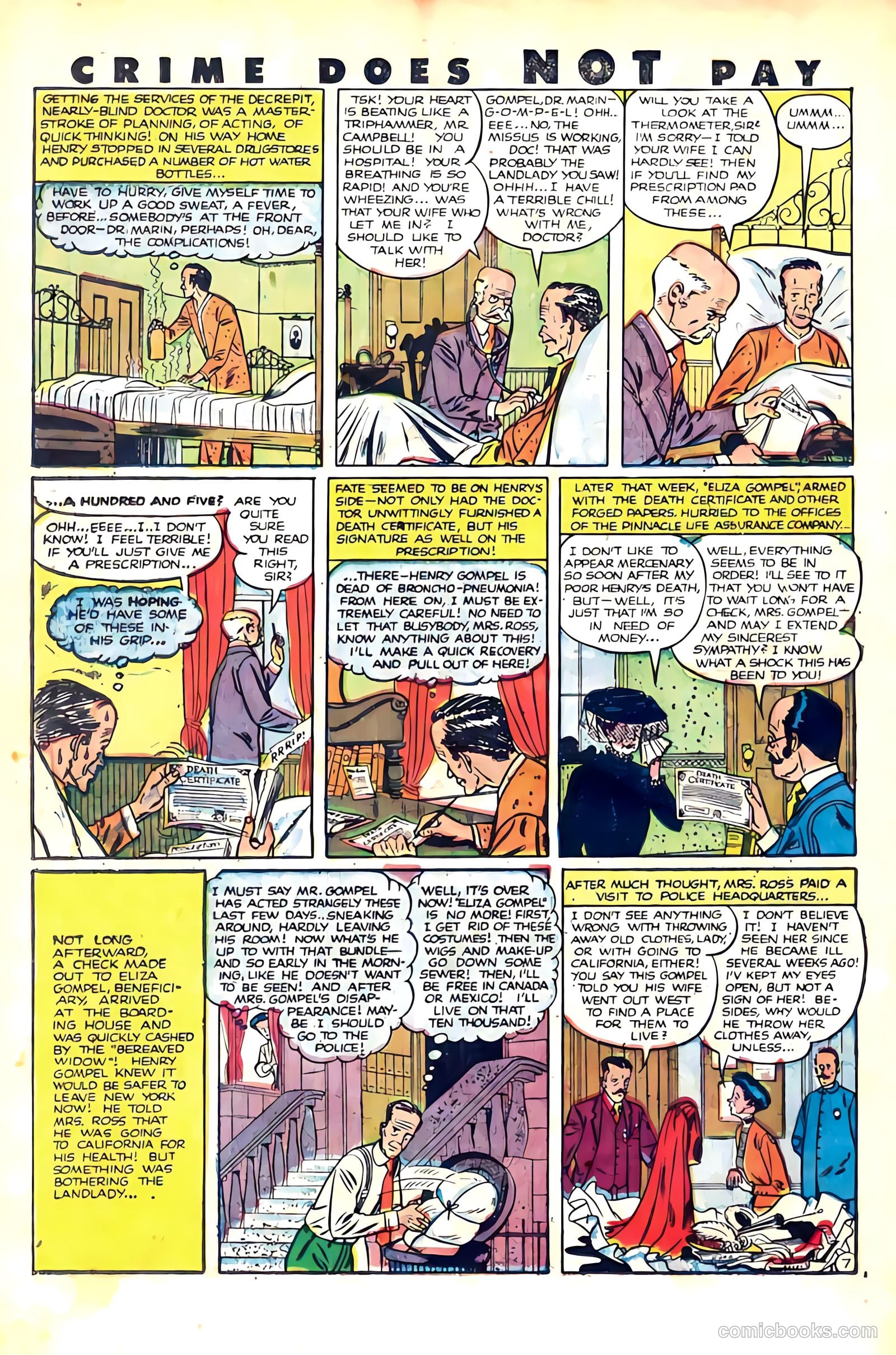 Crime Does Not Pay #98 (1951) — page 38
