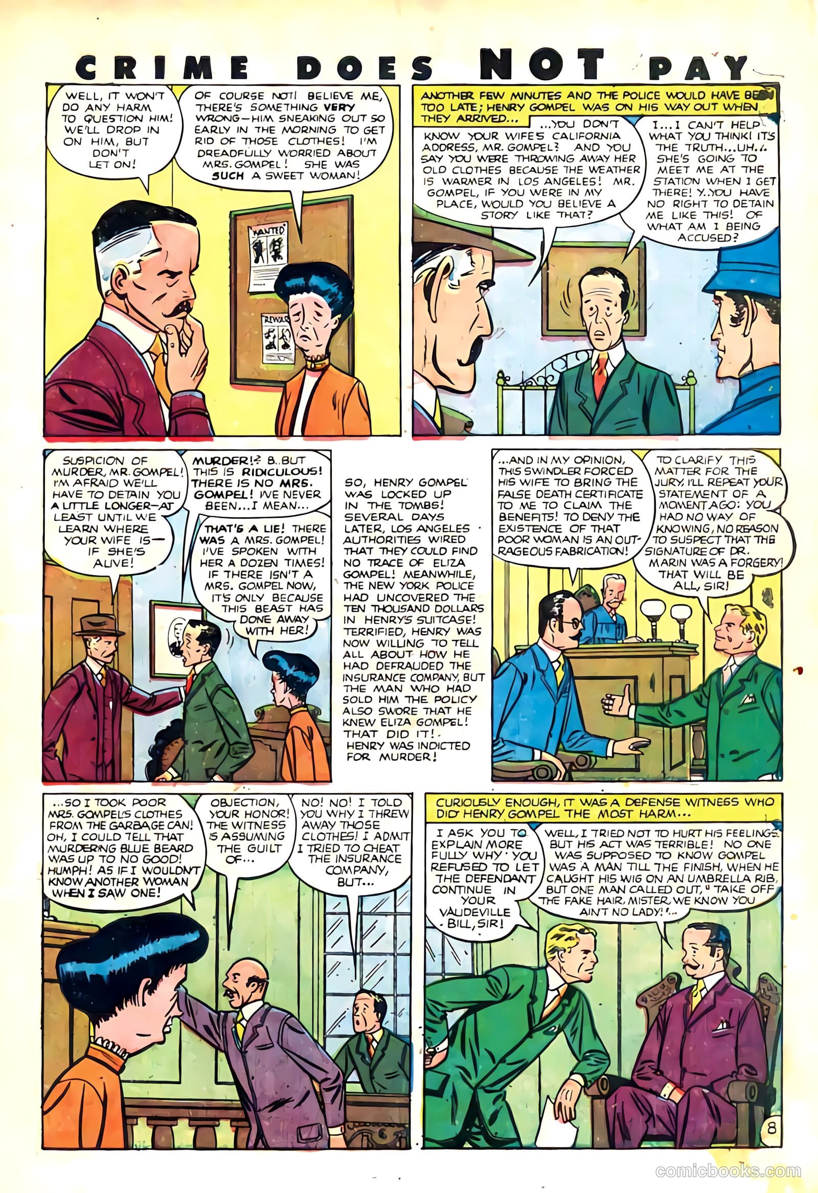 Crime Does Not Pay #98 (1951) — page 39