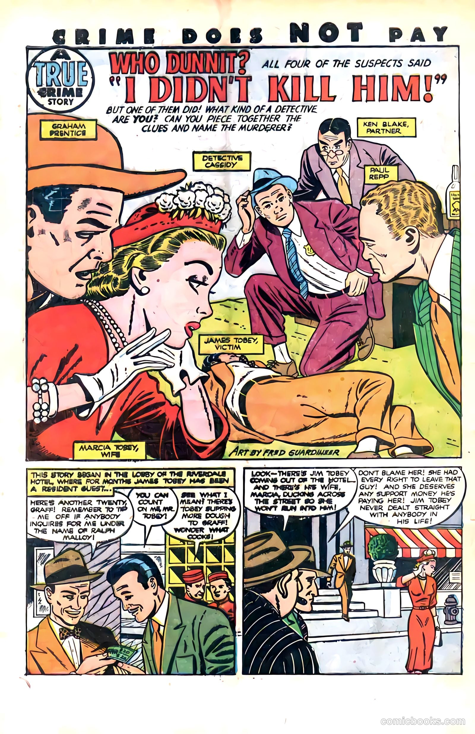 Crime Does Not Pay #98 (1951) — page 42