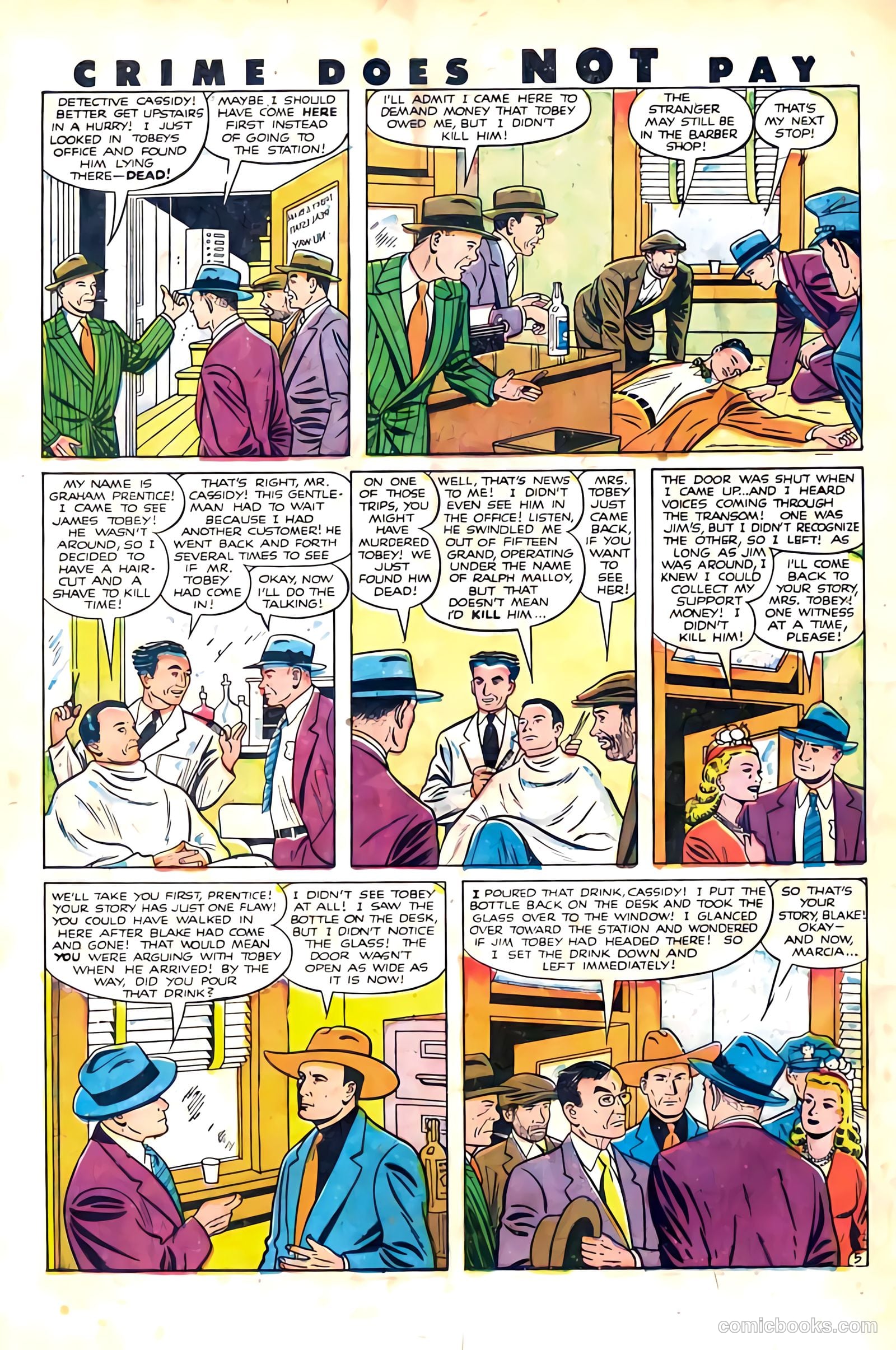 Crime Does Not Pay #98 (1951) — page 46