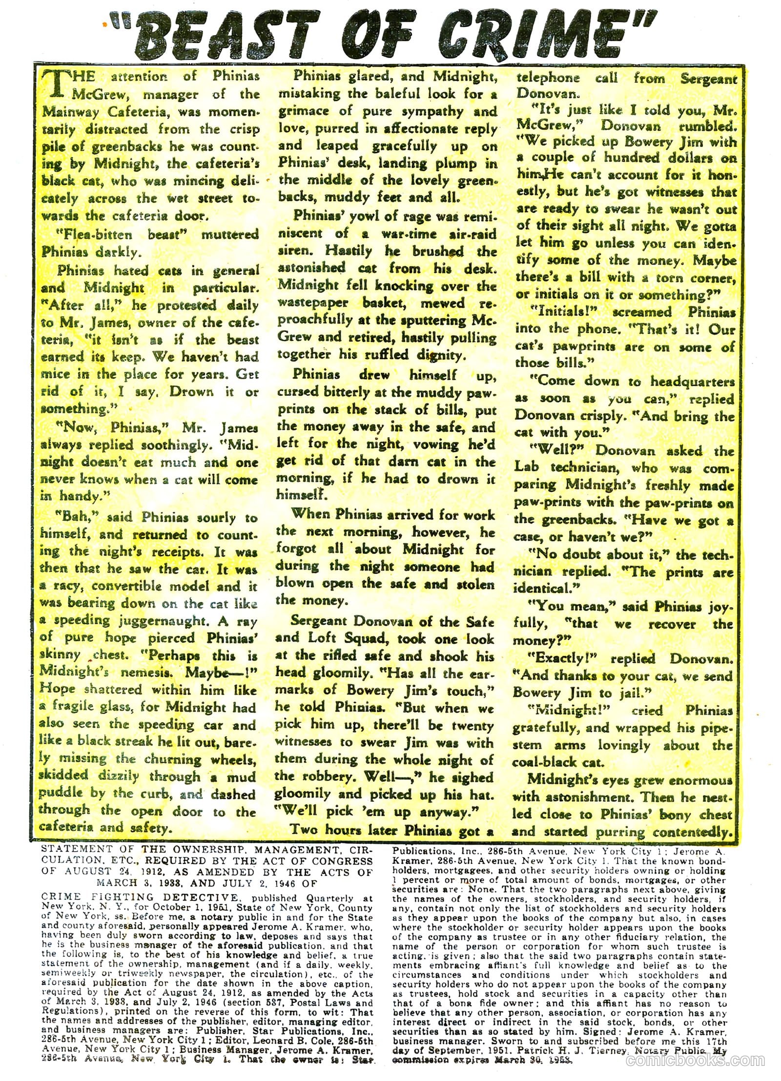 Crime Fighting Detective #18 (1952) — page 22 of 36