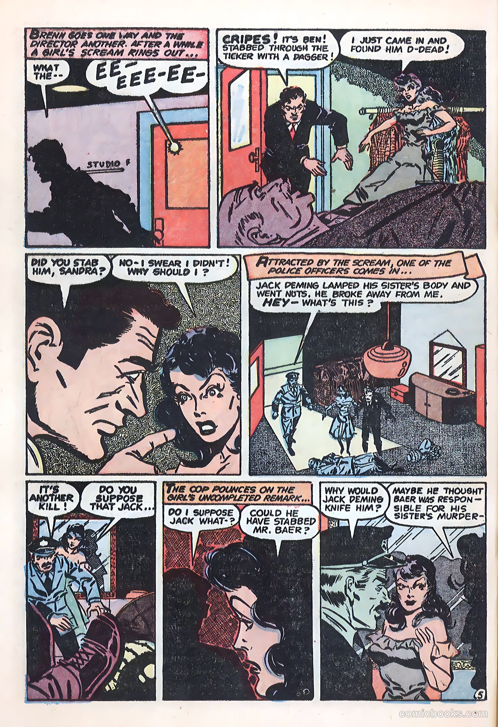 Crime Mysteries #12 (1954) — page 22