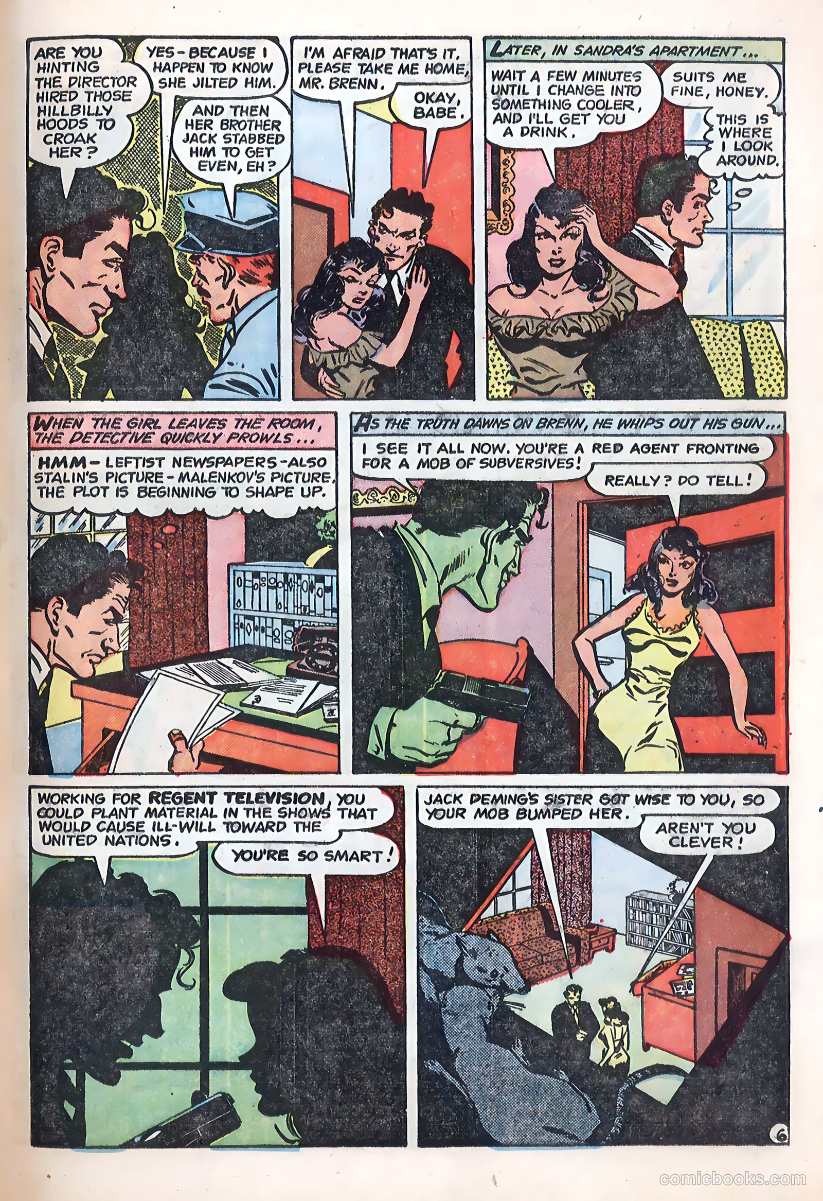 Crime Mysteries #12 (1954) — page 23