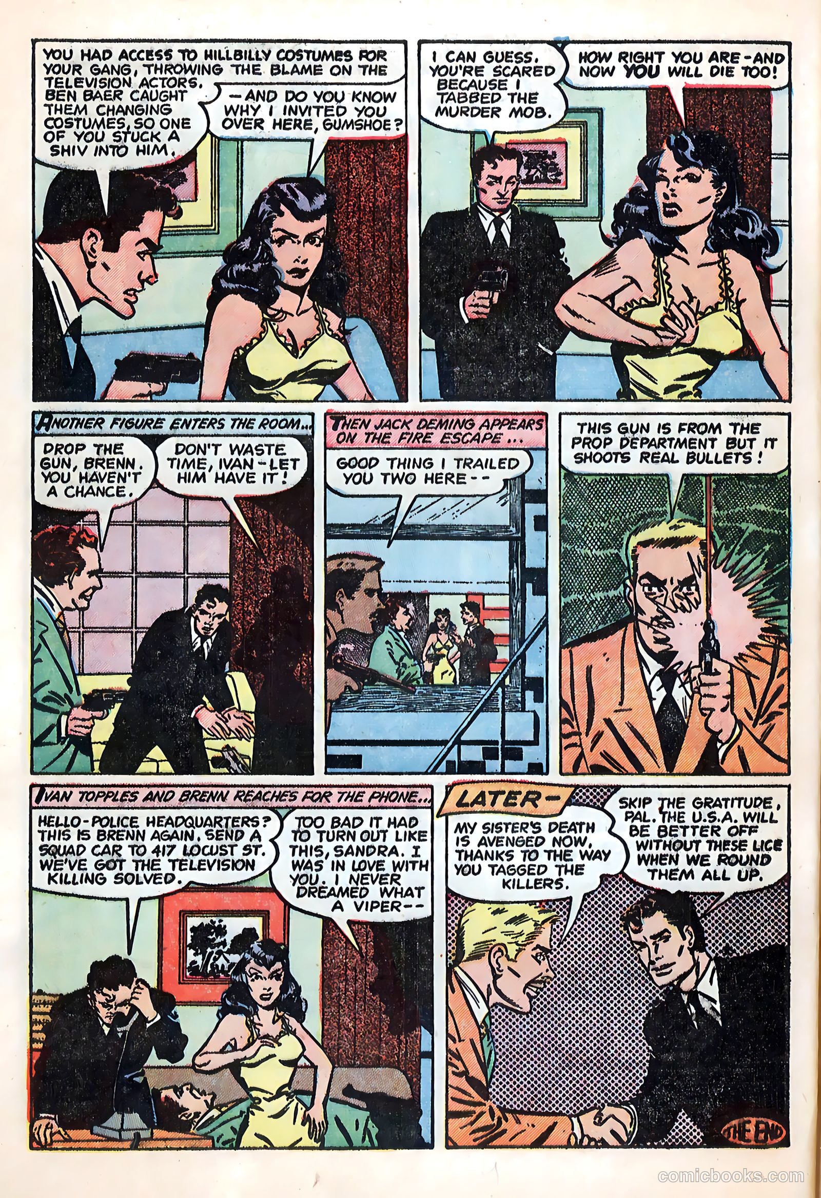 Crime Mysteries #12 (1954) — page 24
