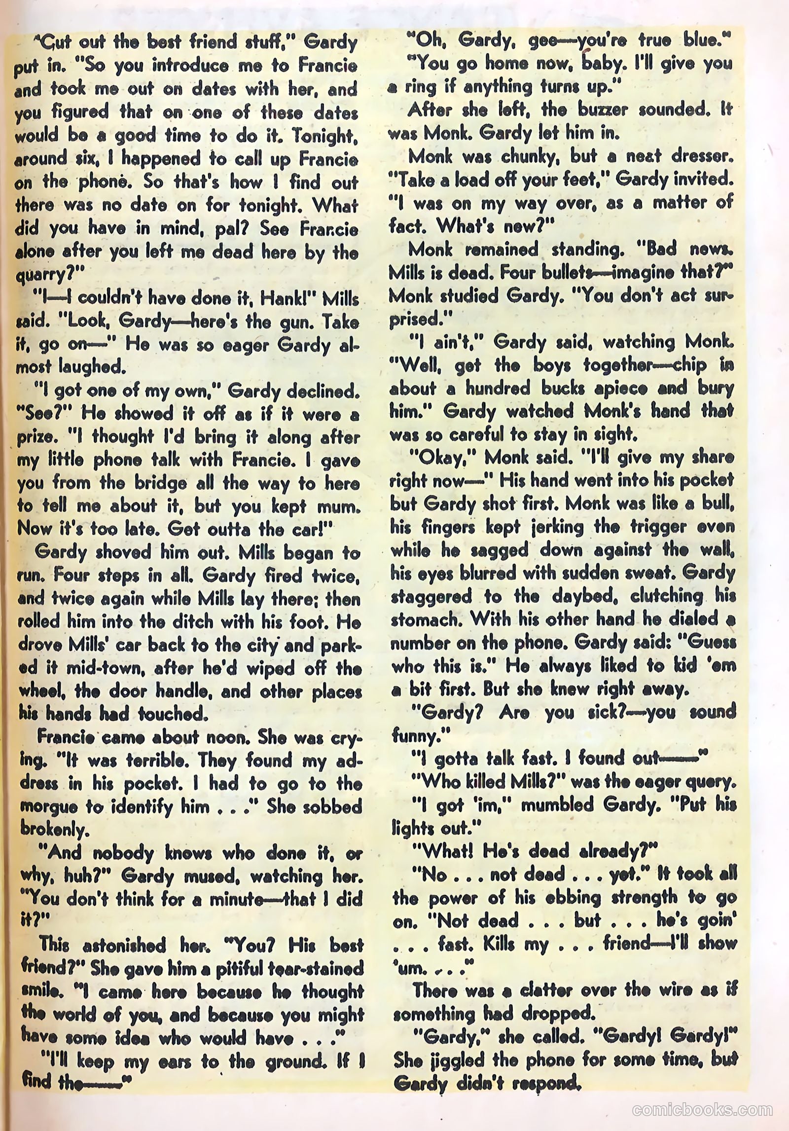 Crime Mysteries #12 (1954) — page 27