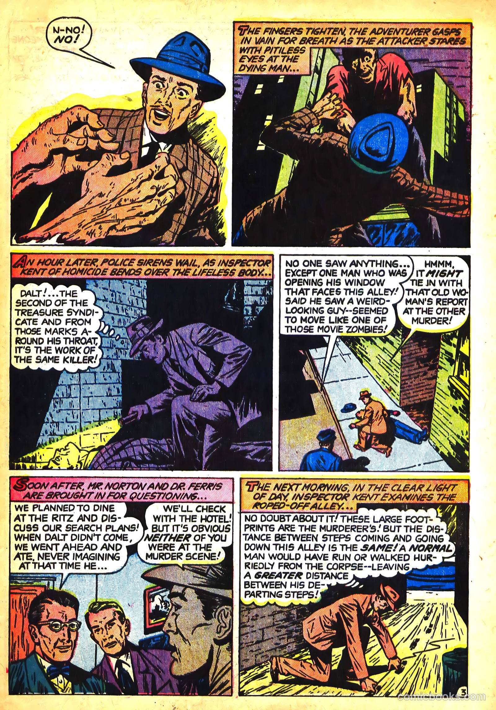 Crime Mysteries #14 (1952) — page 20